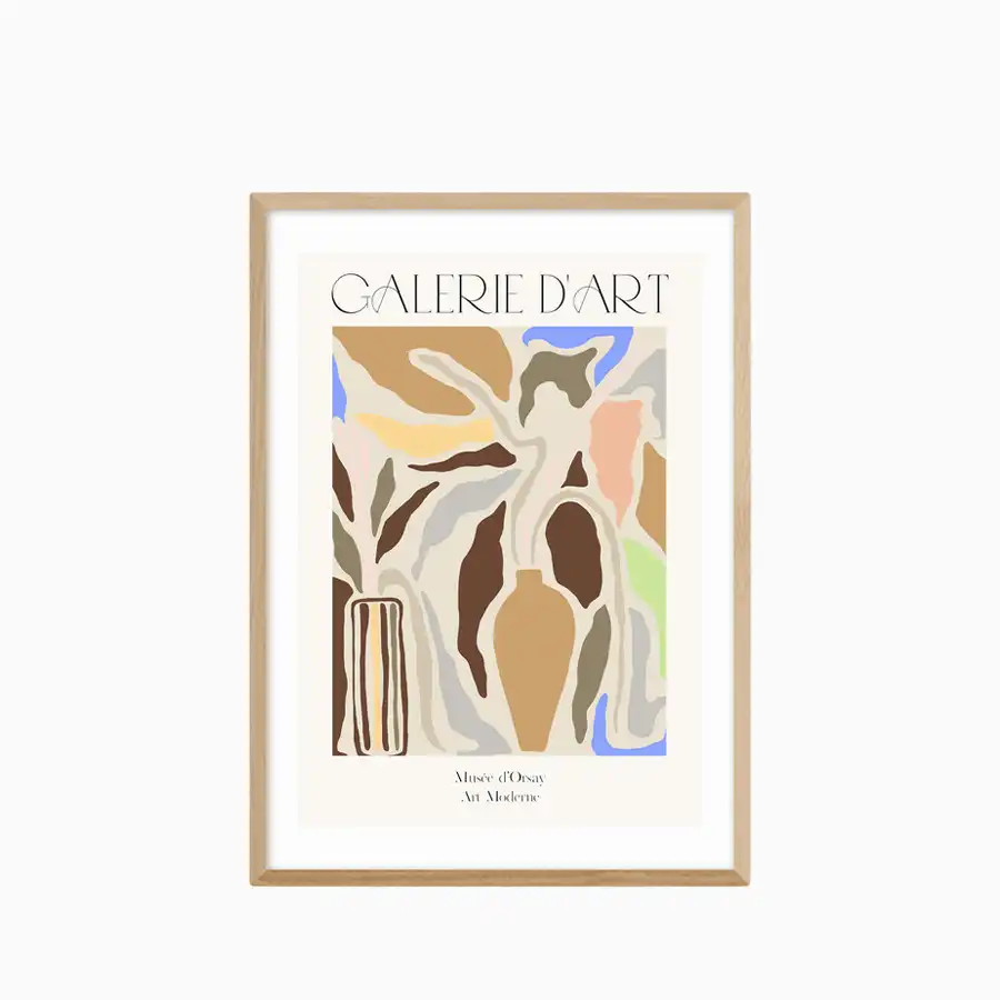 Abstract Pottery Graphic Print - Image 3