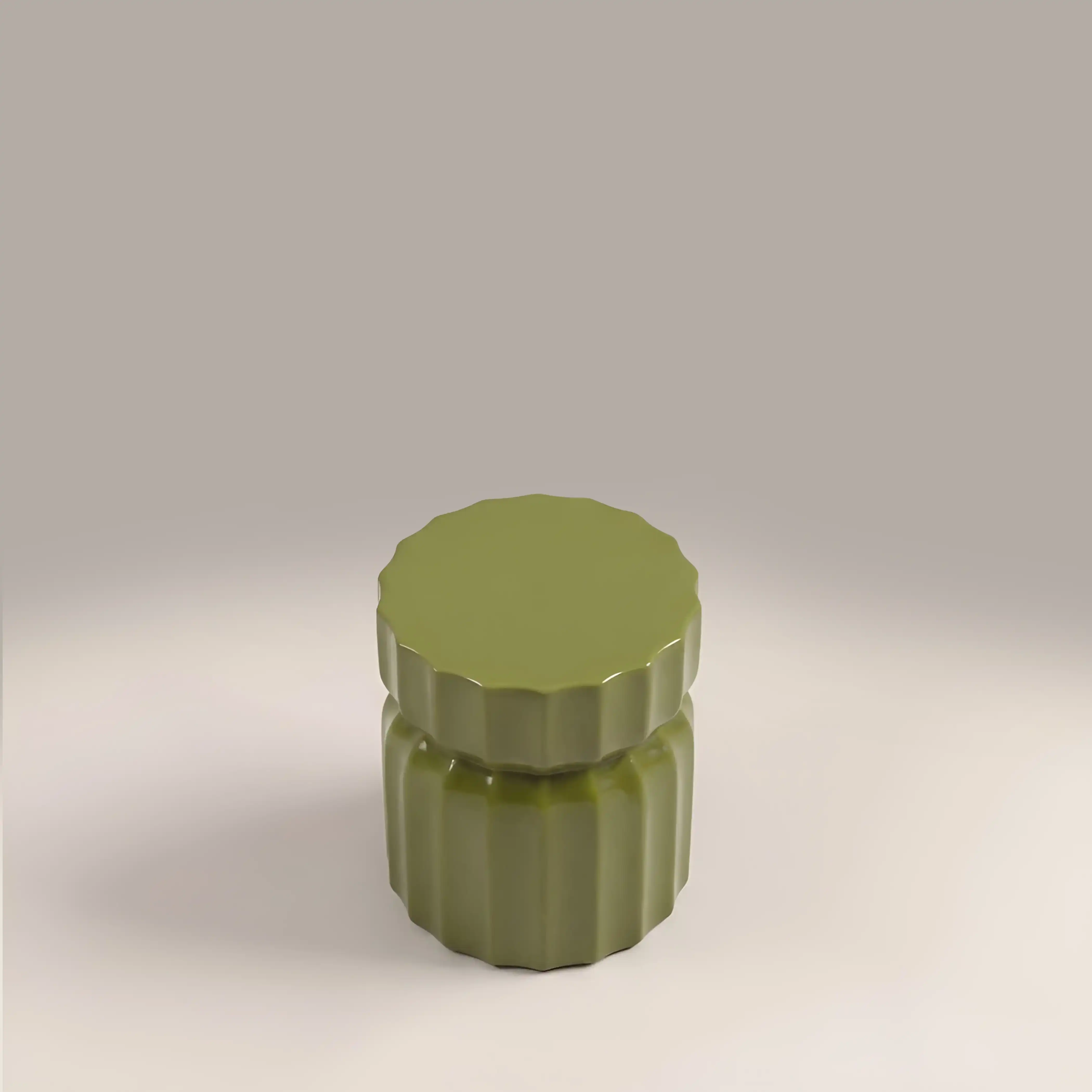 Amara Round Side Table | Verde Green - Image 3