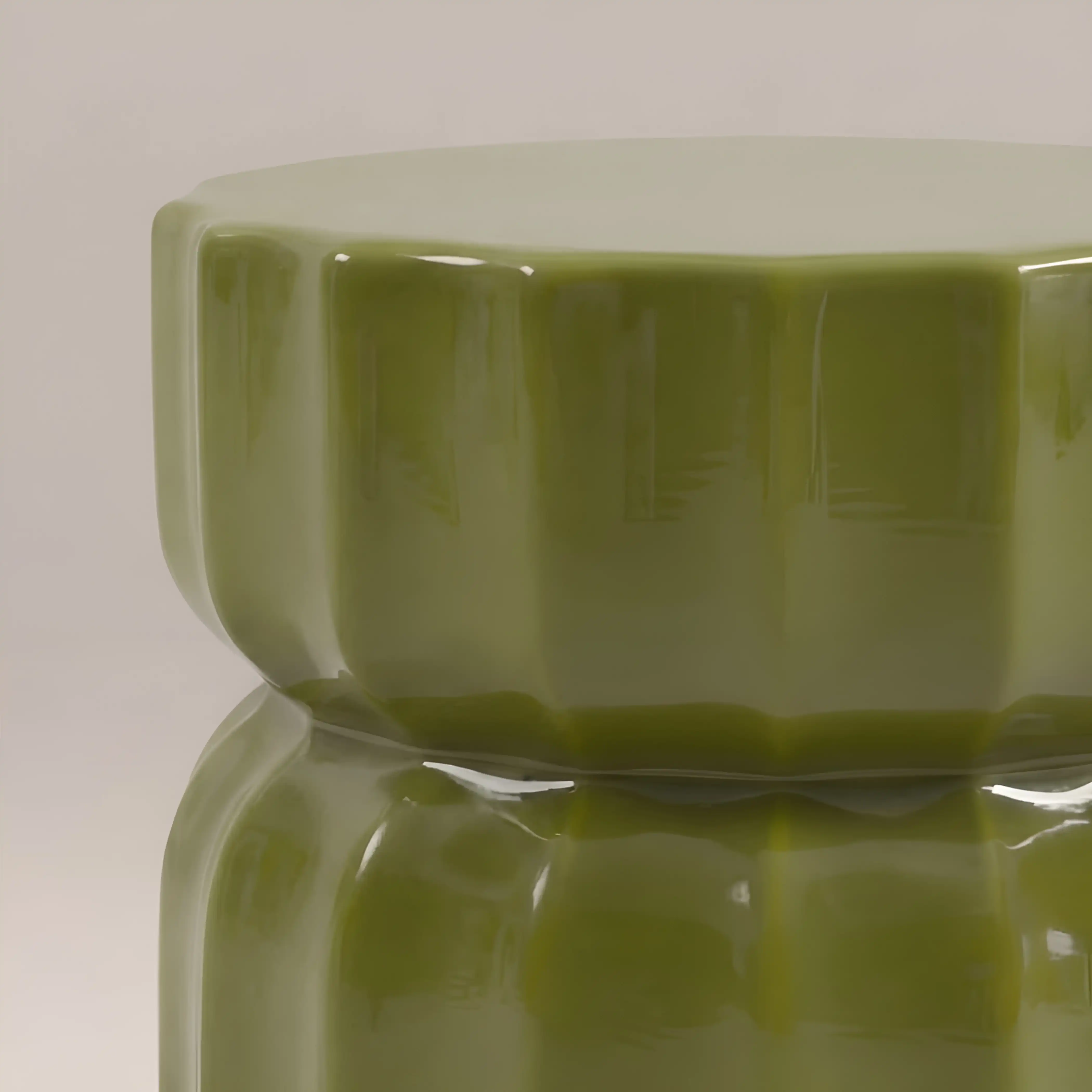 Amara Round Side Table | Verde Green - Image 4