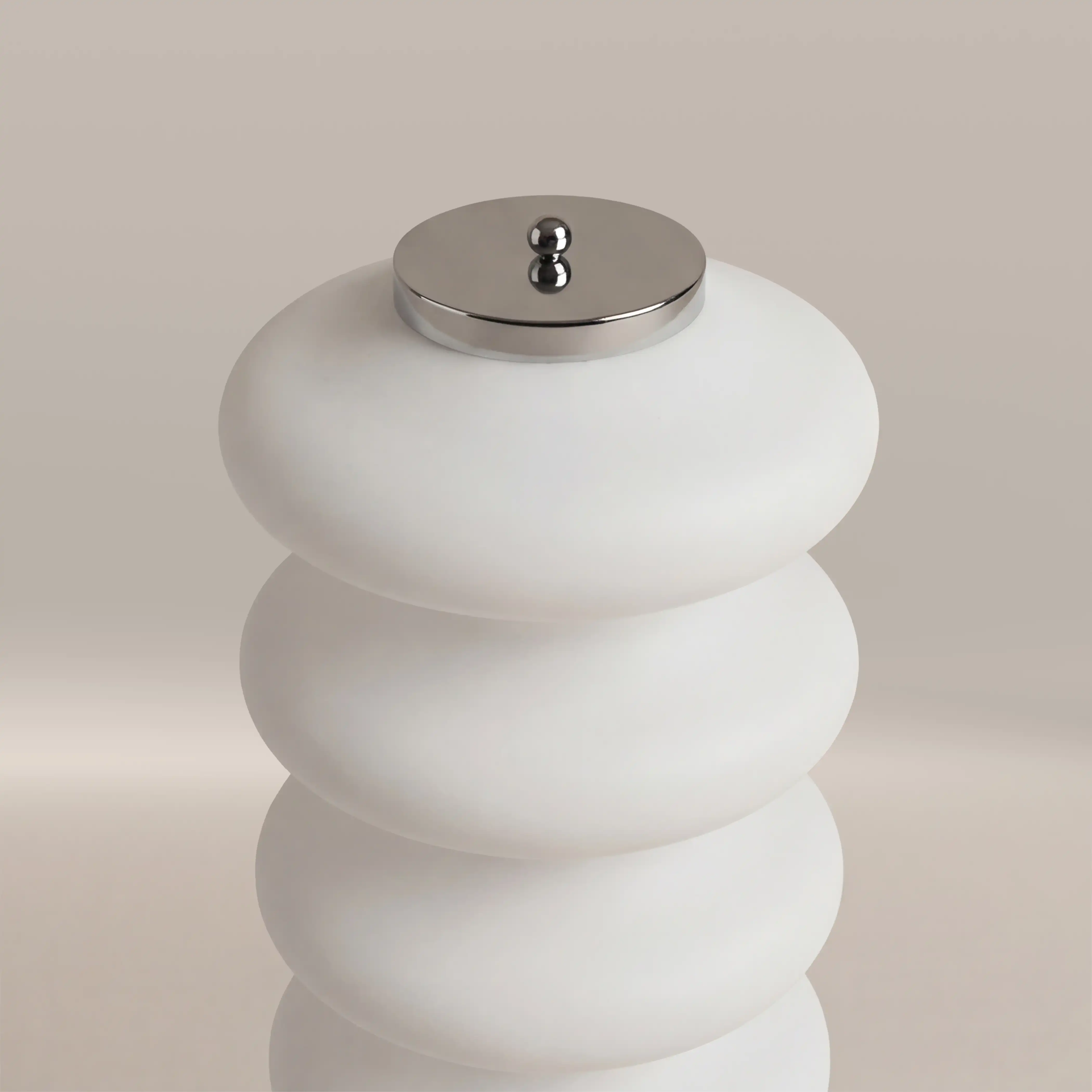 Atomic Floor Lamp | Opal & Chrome - Image 3
