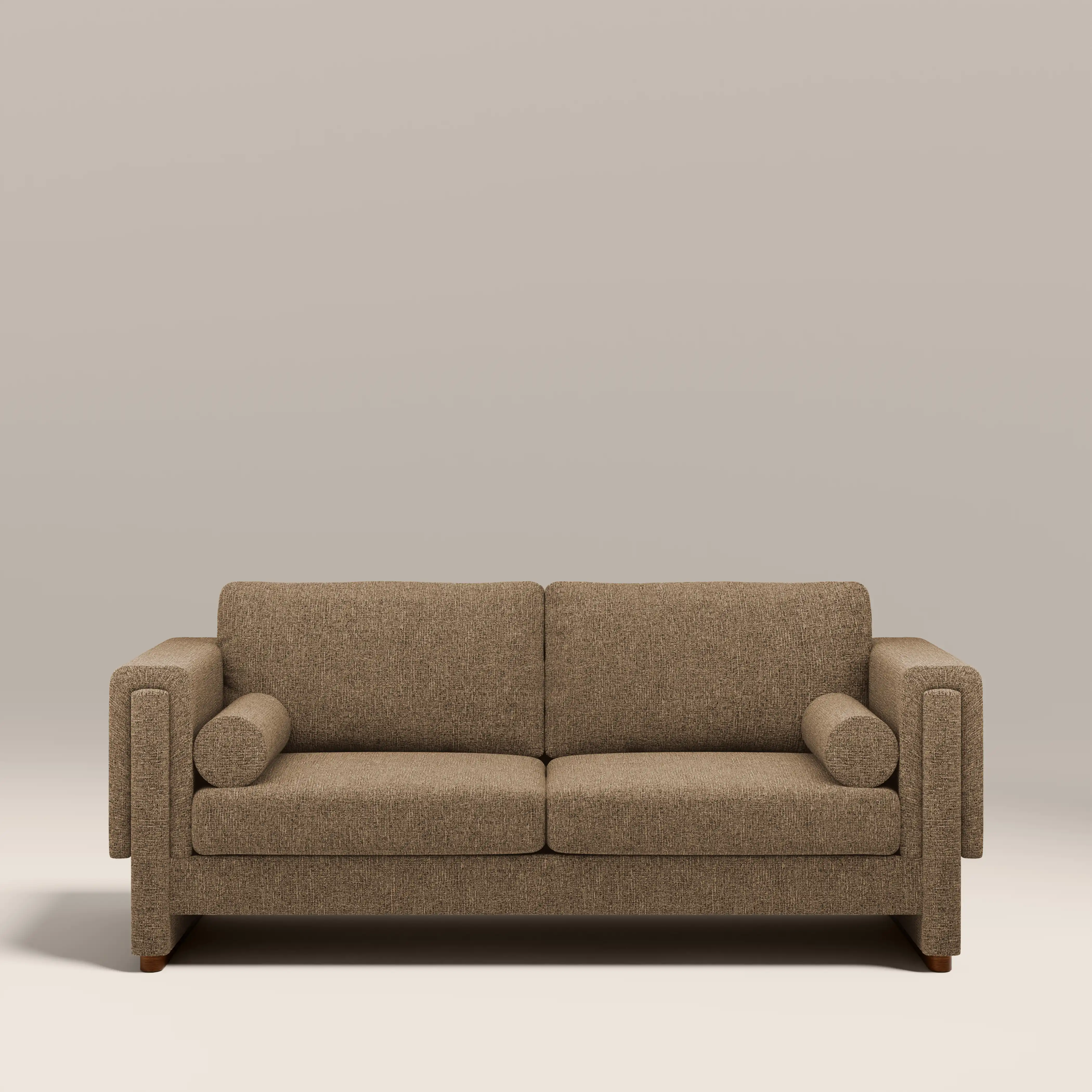 Ava 3 Seater Sofa Bed | Speckled Cappuccino Boucle
