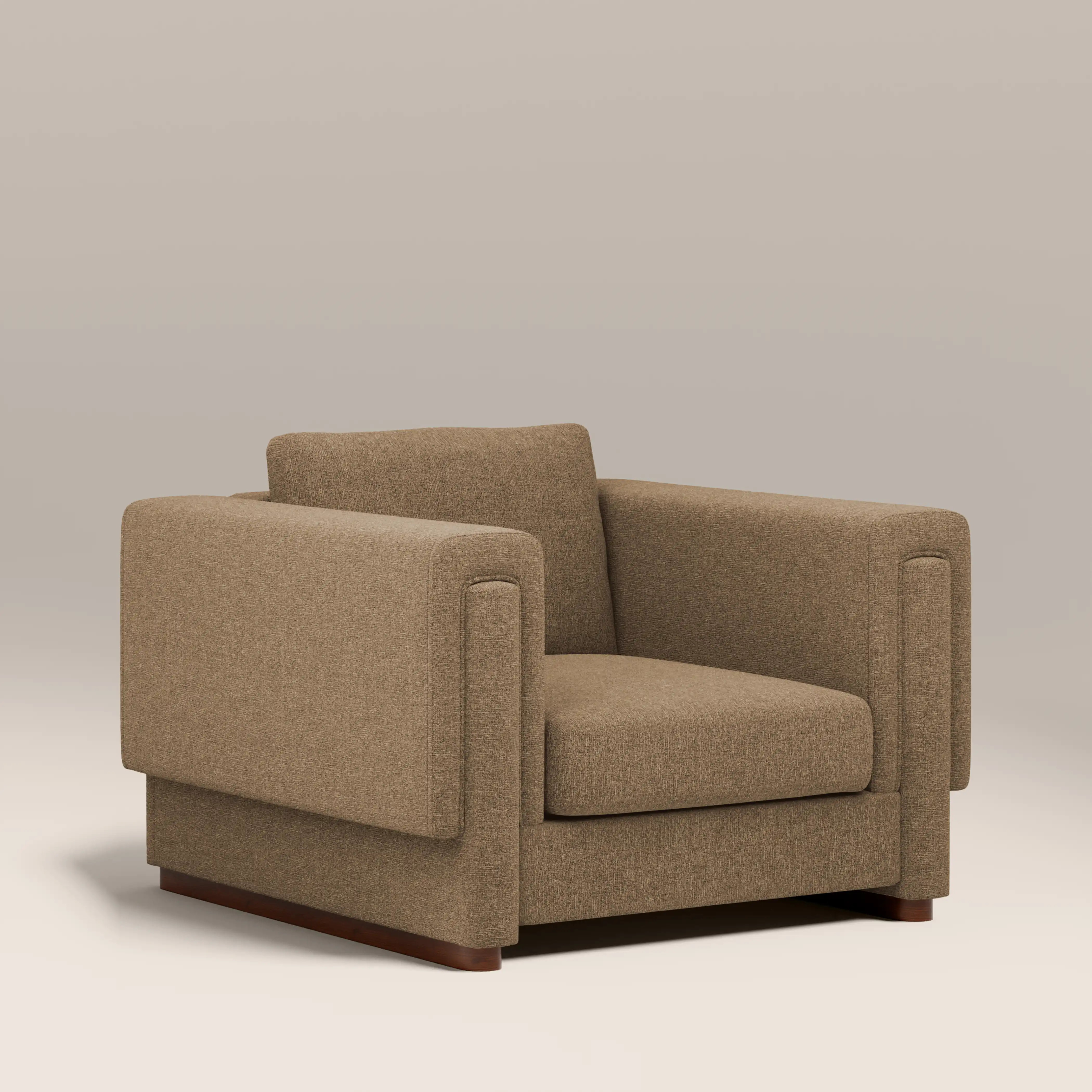 Ava Armchair | Speckled Cappuccino Boucle