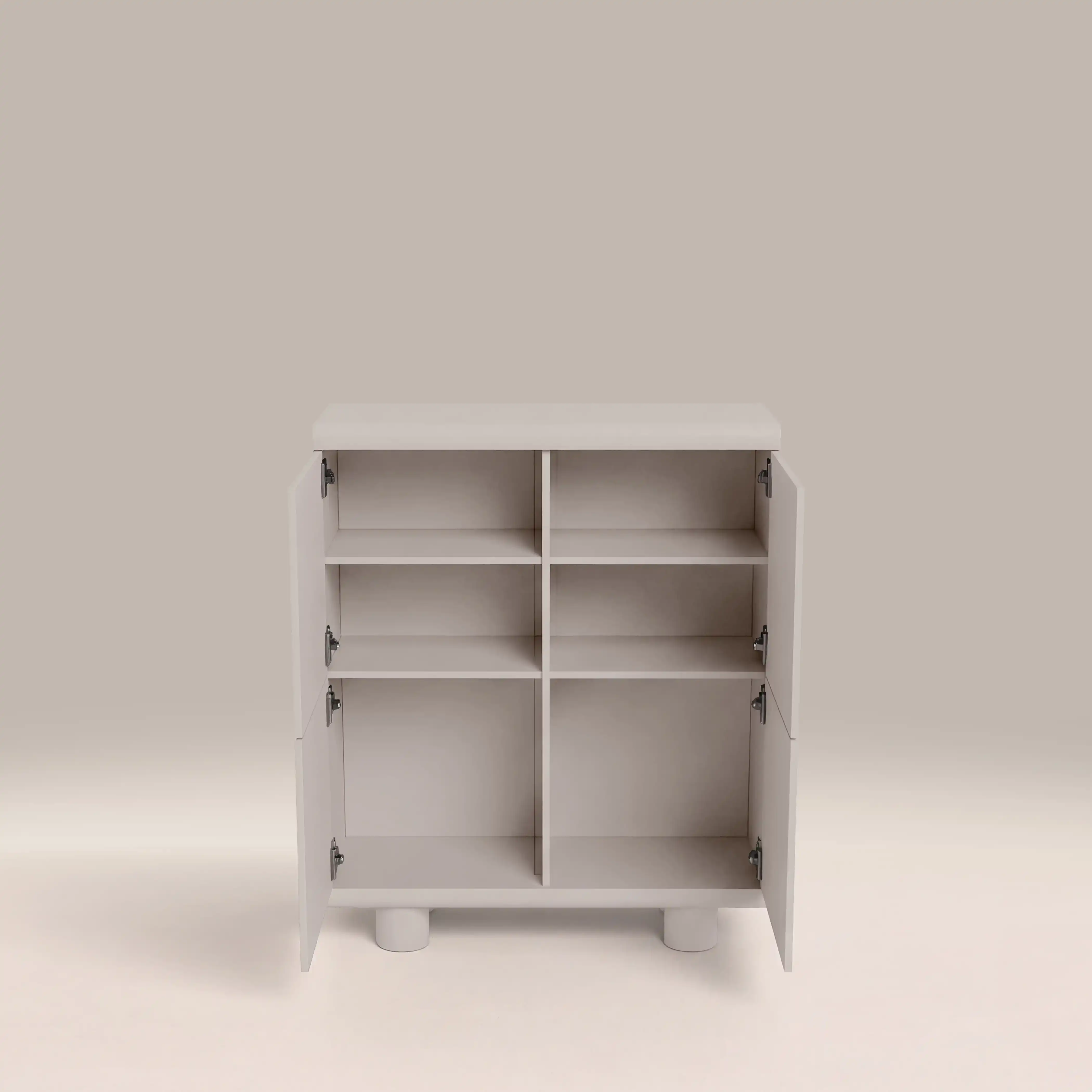 Bera 4 Door Sideboard | Light Grey - Image 3
