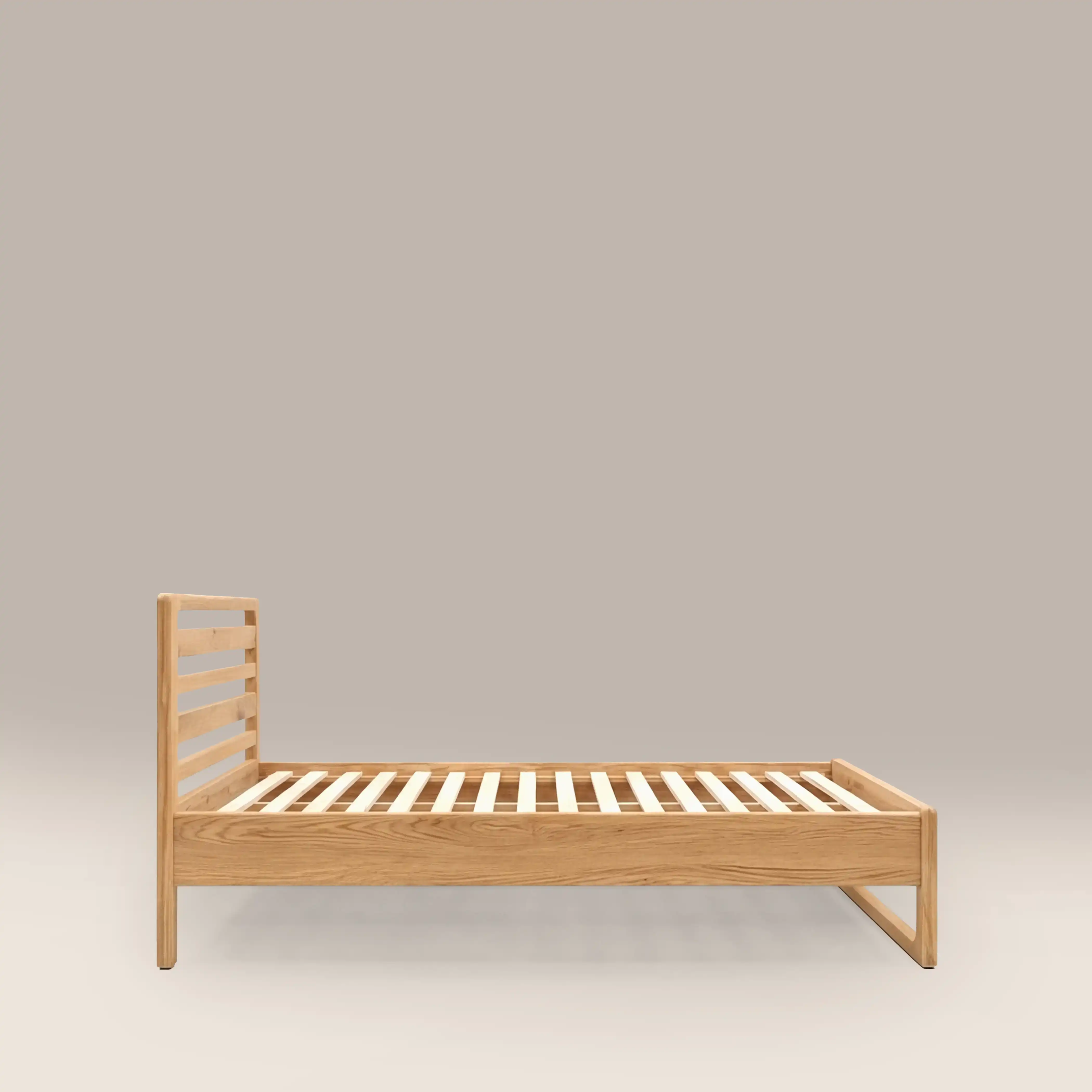 Blair Wooden Double Bed | Oak - Image 3