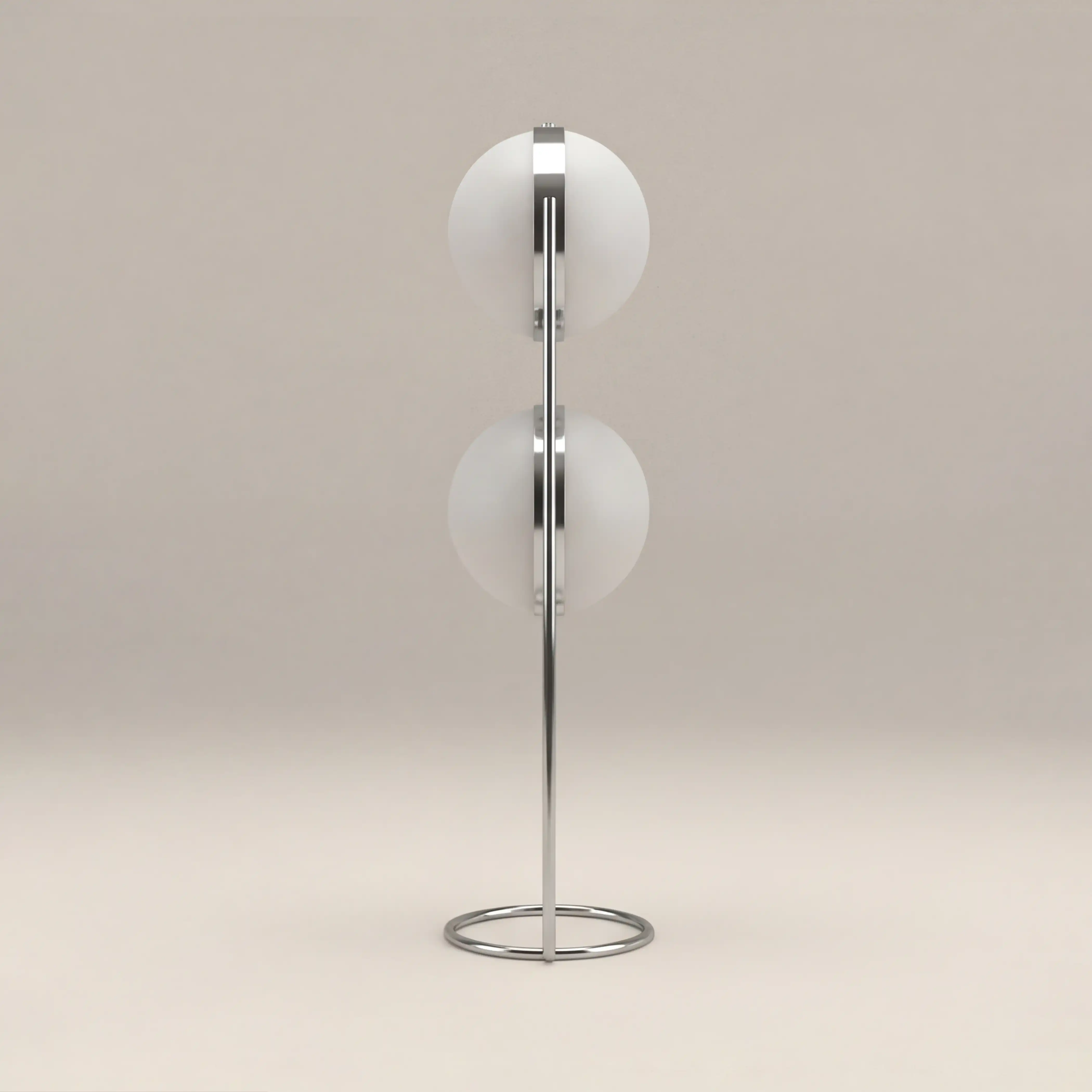 Bodie Floor Lamp | Opal Glass & Chrome - Image 3