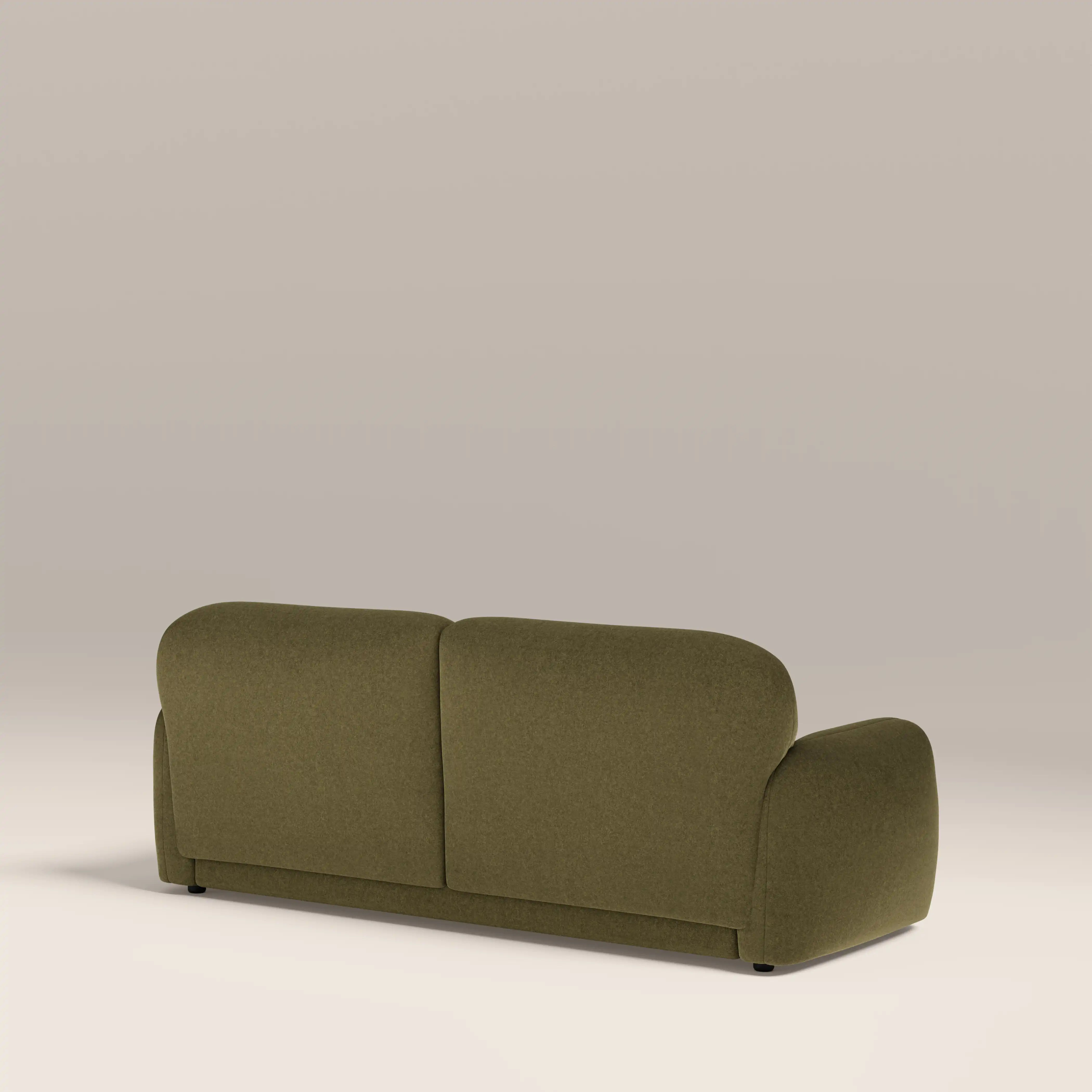 Cloud 2 Seater Sofa | Moss Green Sustainable Mohair Velvet - Image 6