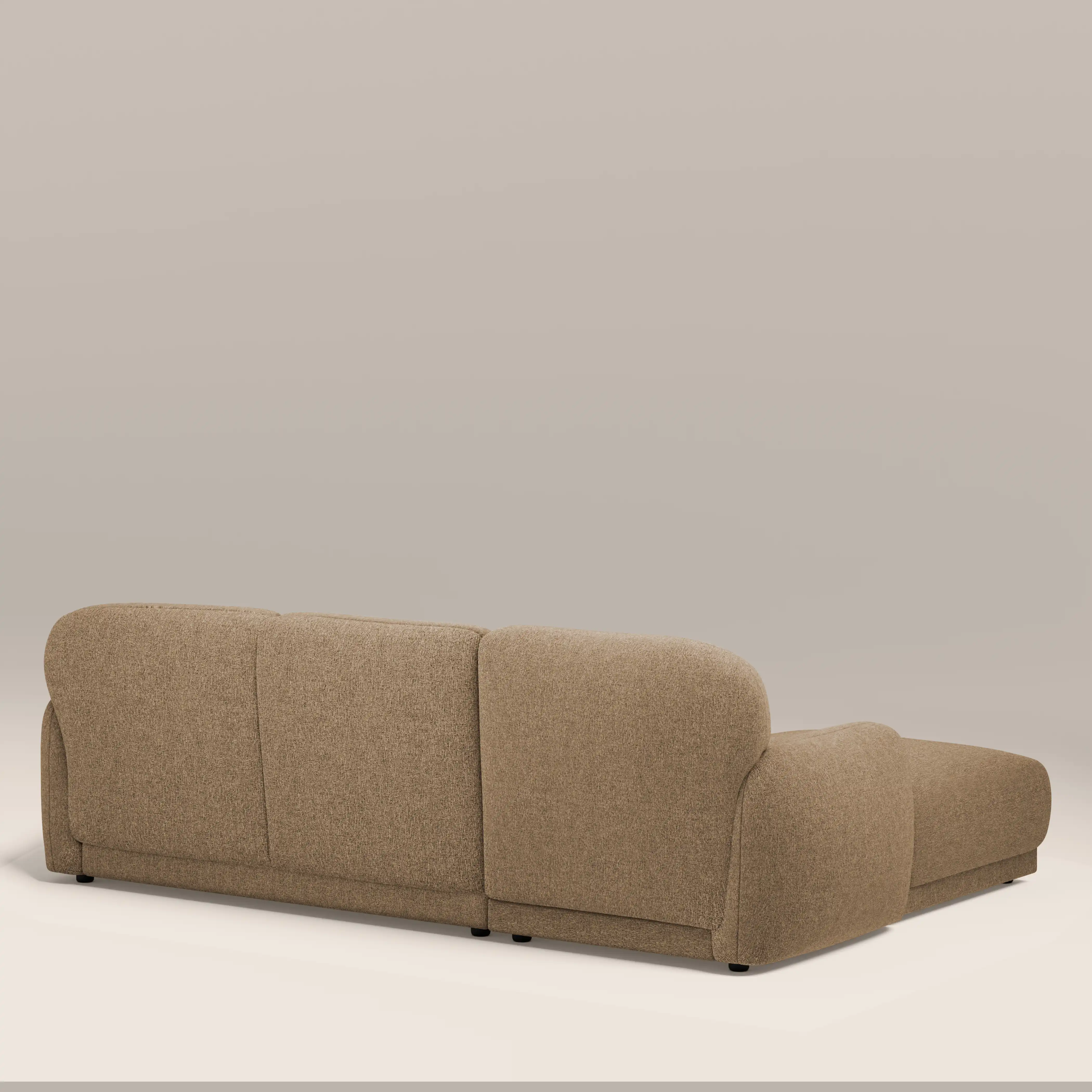Cloud Left Hand Chaise Sofa | Speckled Cappuccino Boucle - Image 5