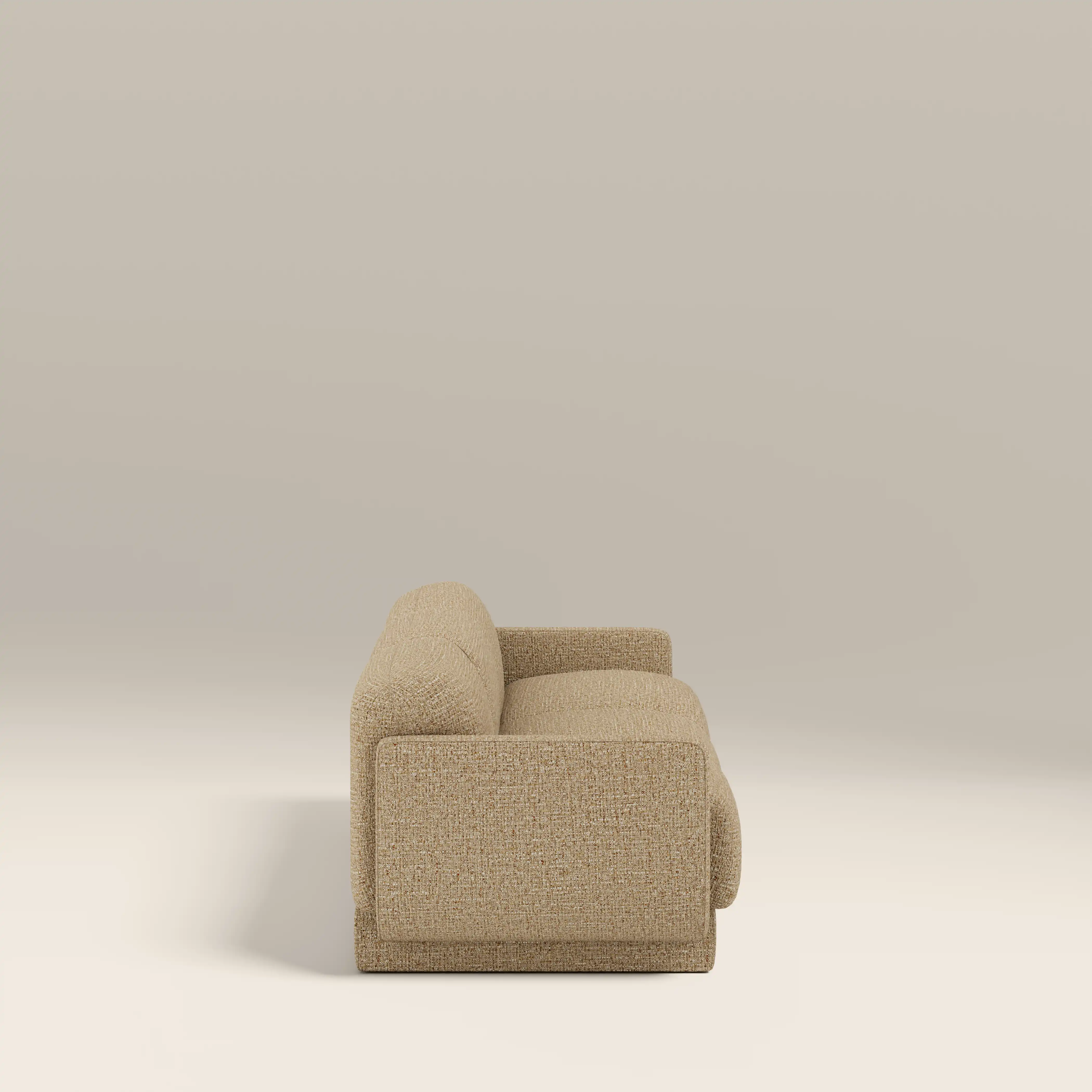 Connick 3 Seater Sofa | Speckled Latte Boucle - Image 5