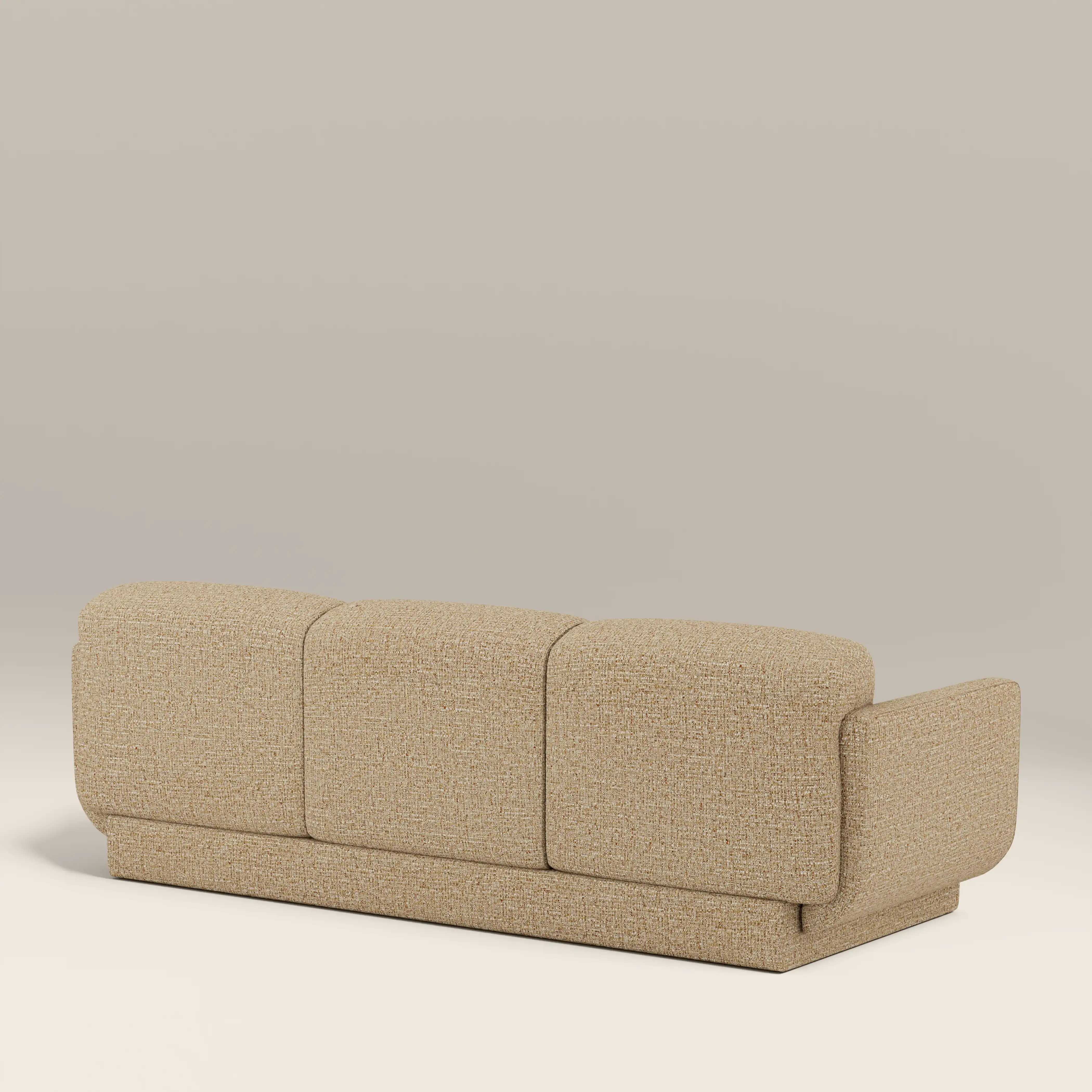 Connick 3 Seater Sofa | Speckled Latte Boucle - Image 6