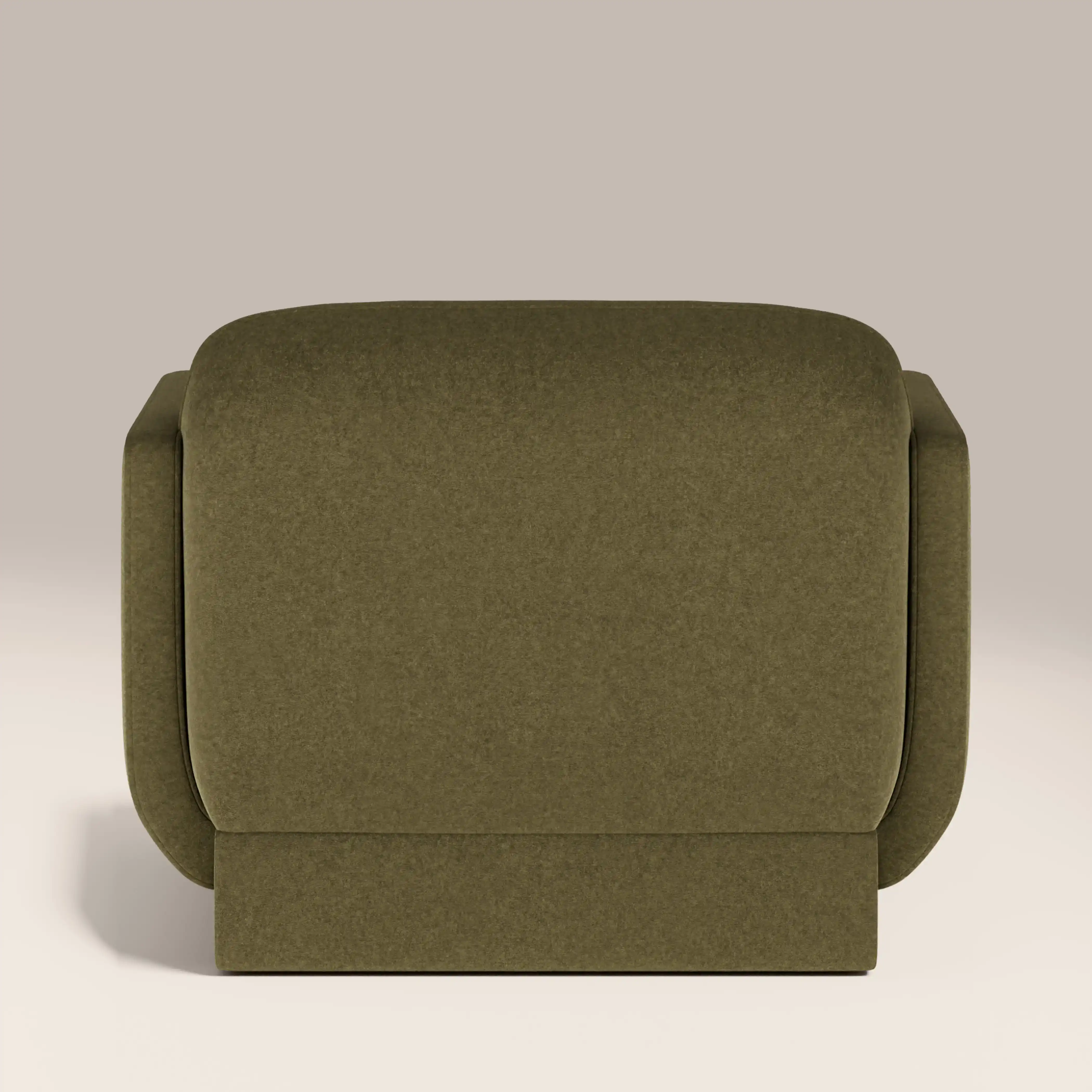 Connick Armchair | Moss Green Sustainable Mohair Velvet - Image 7