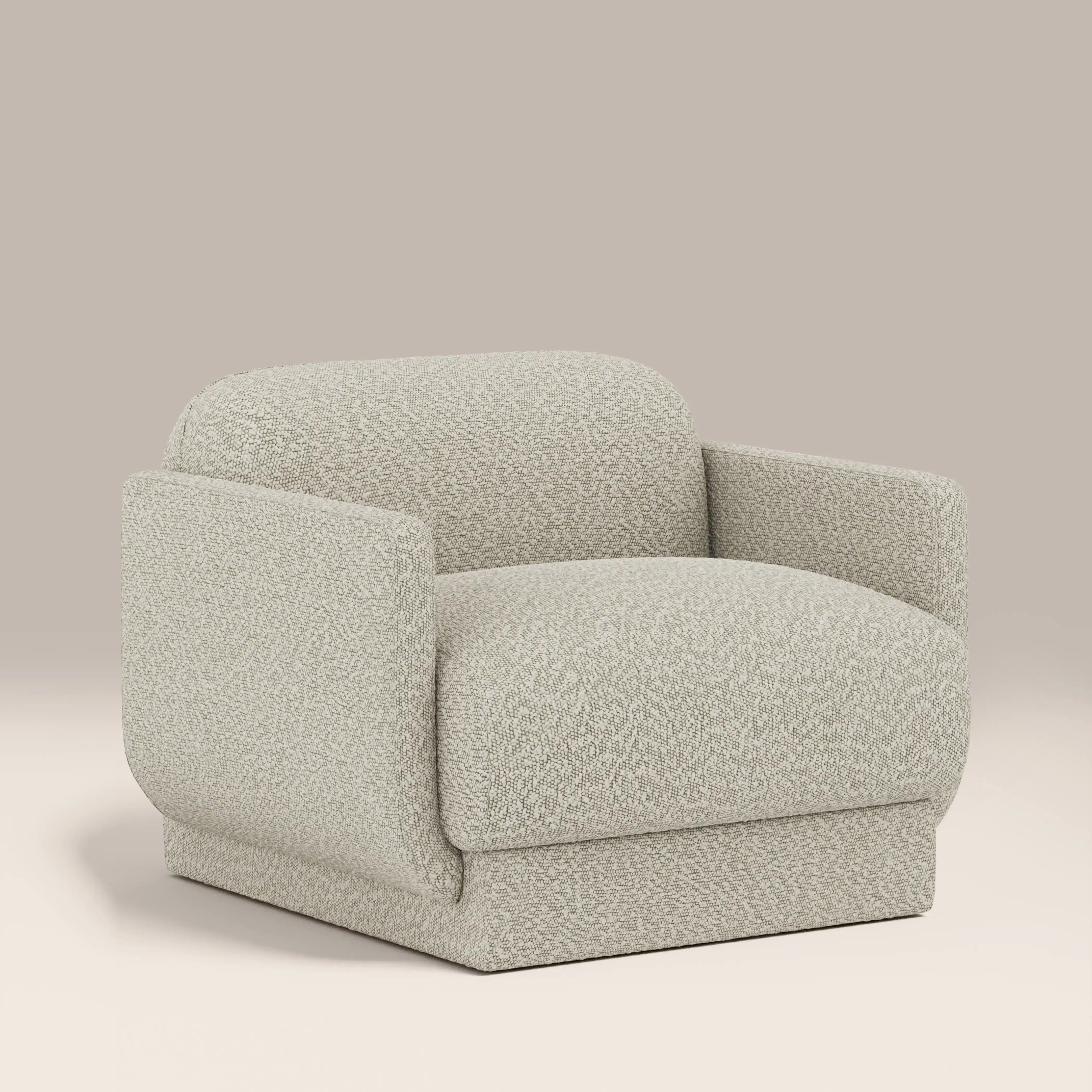 Connick Armchair | Speckled Stone Sustainable Boucle - Image 3