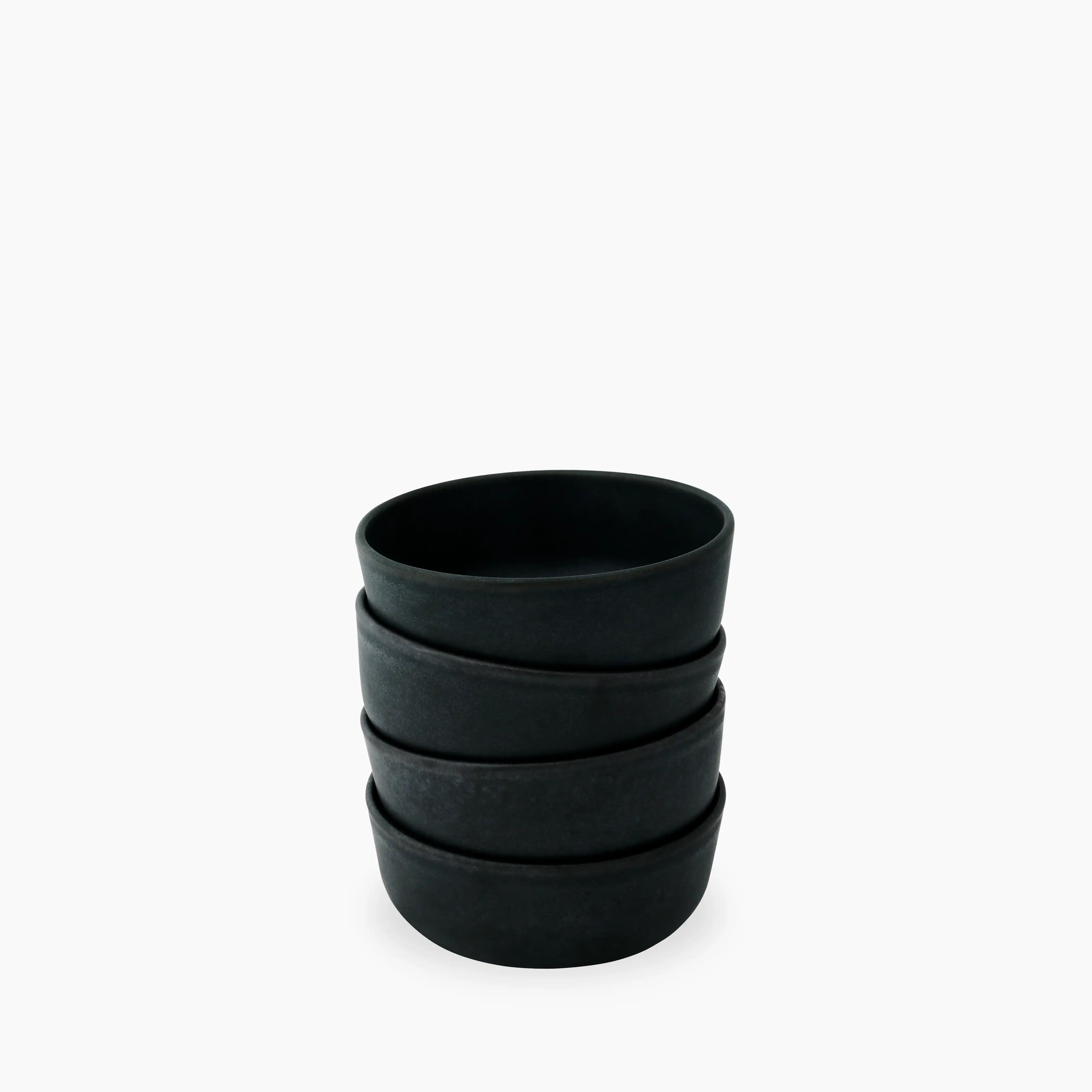 Loho Set of 4 Cereal Bowls | Charcoal