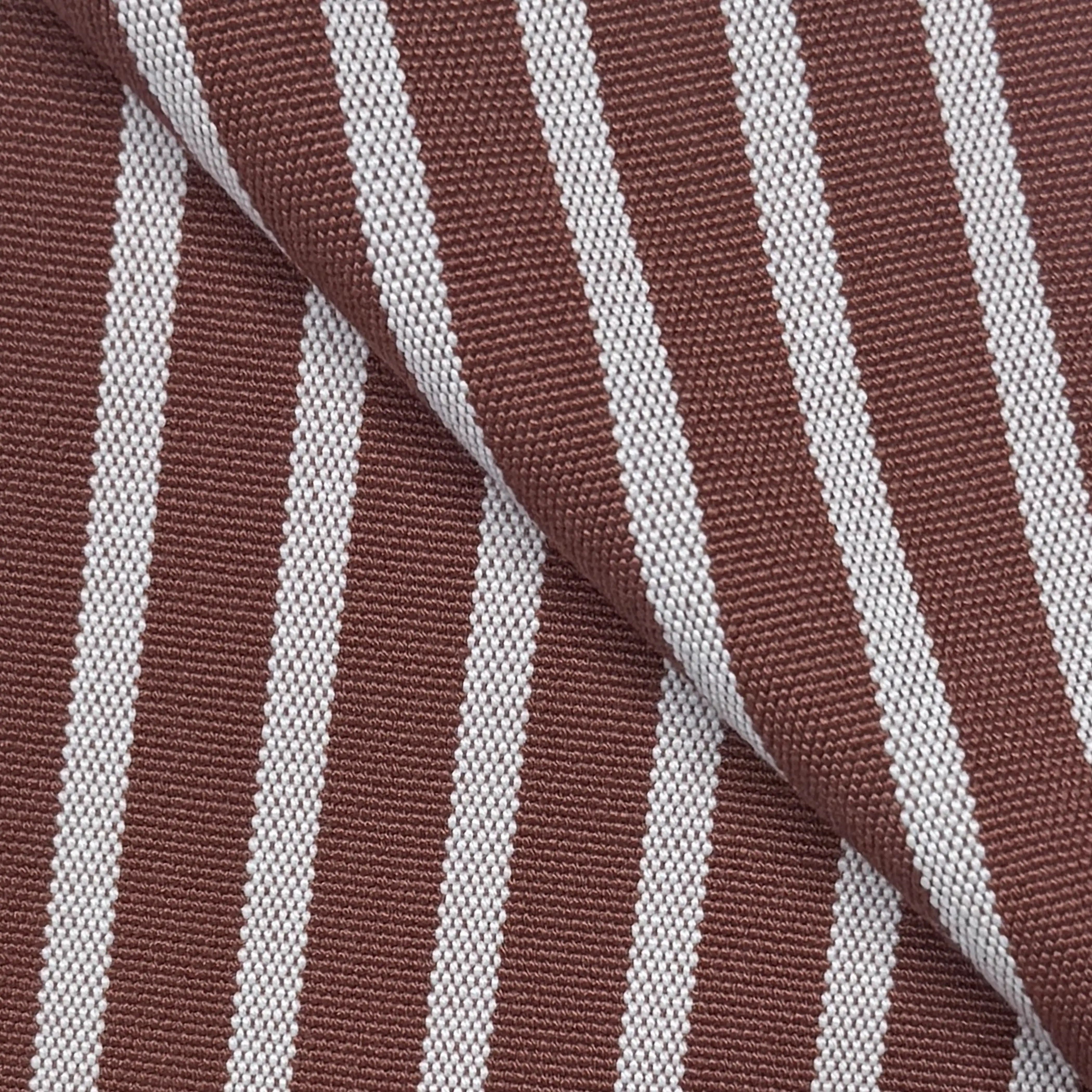 Dante Garden Sofa Set | Rust Red Stripe & Taupe - Image 3