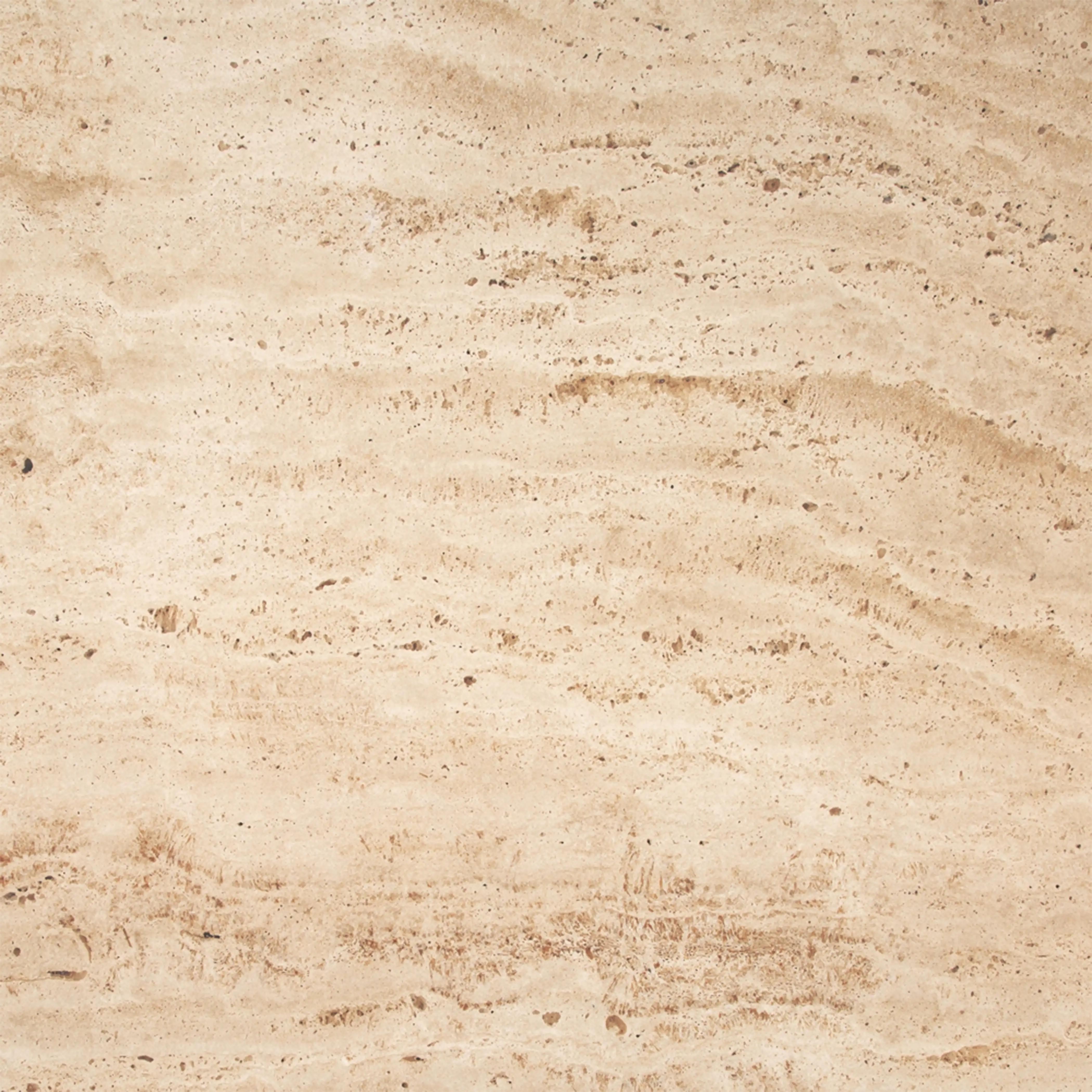 Dita Round Coffee Table | Natural Travertine & Walnut - Image 3