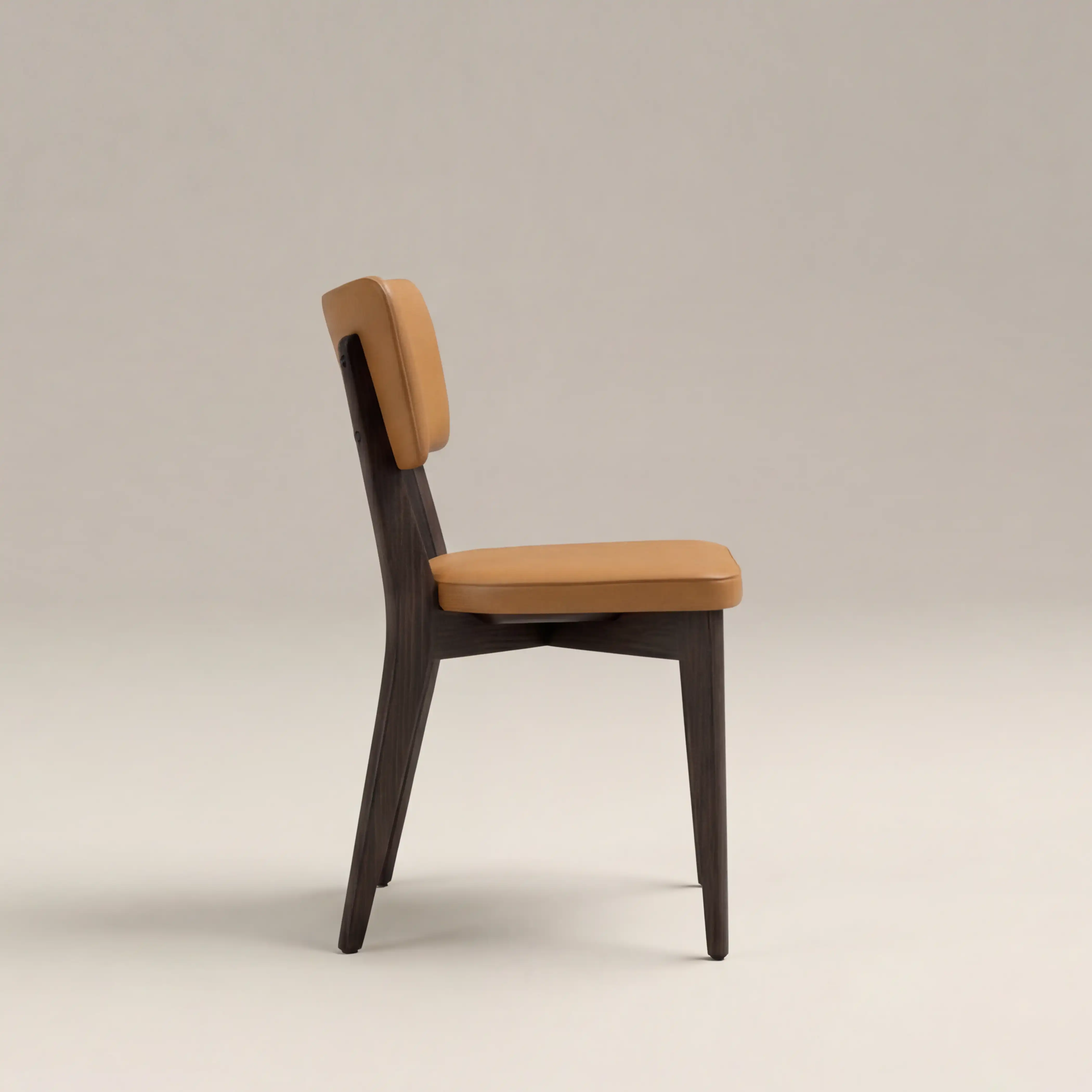 Eleanora Wooden Dining Chair | Quilted Seat & Backrest - Image 3