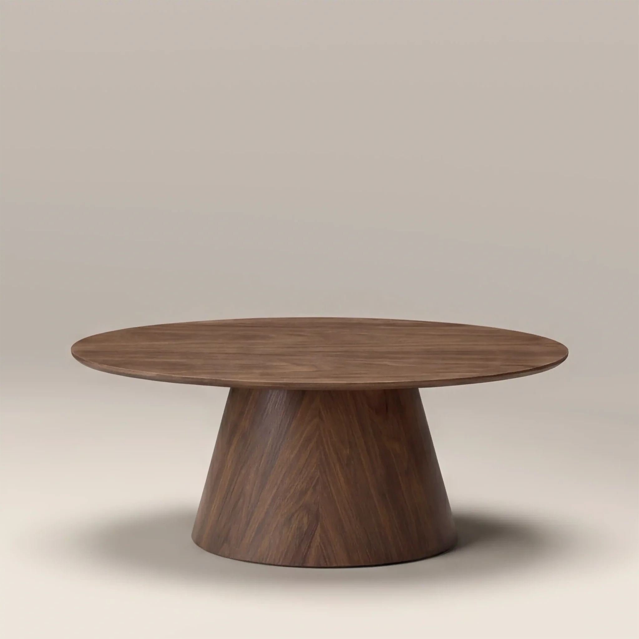 Finnley Oval Coffee Table | Walnut - Image 2