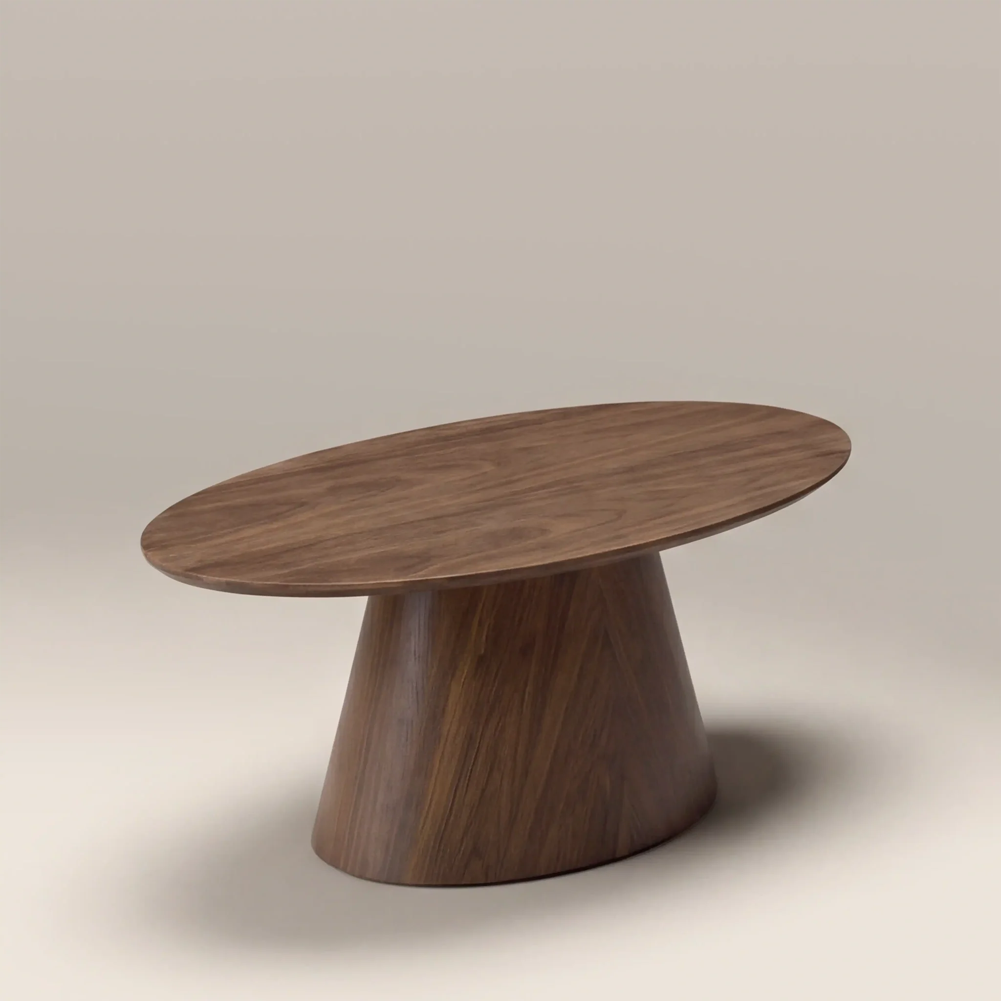 Finnley Oval Coffee Table | Walnut - Image 3