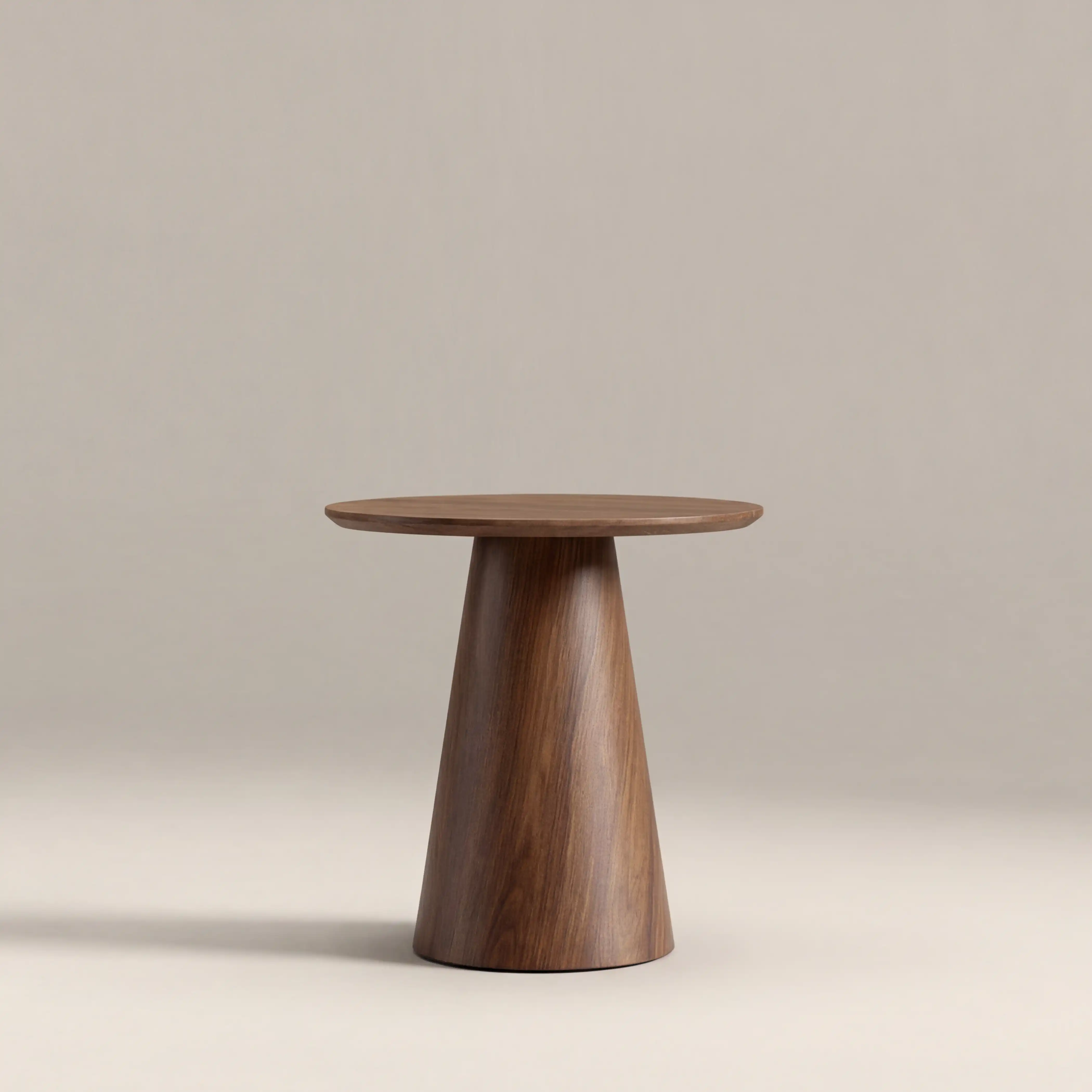 Finnley Round Side Table | Walnut