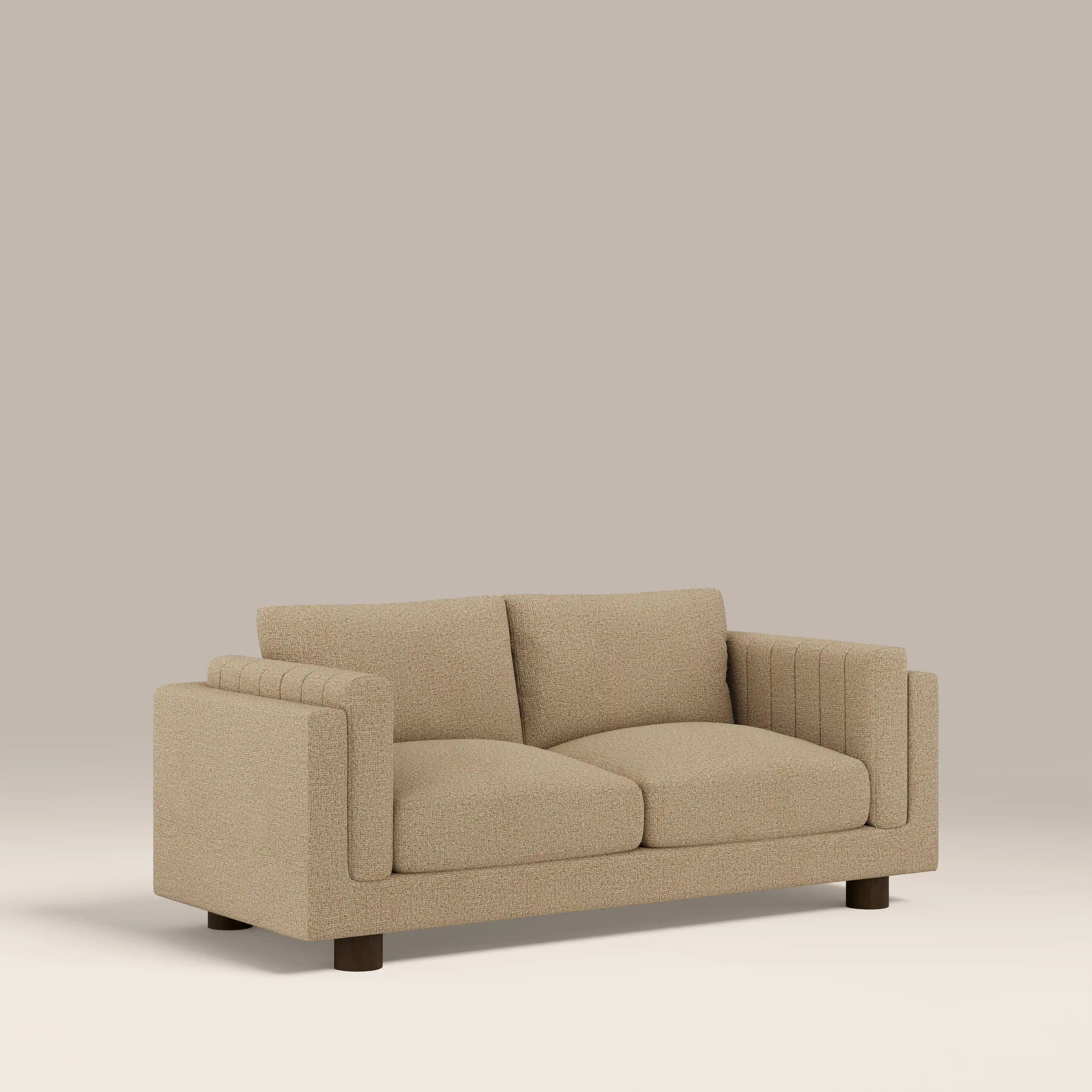 Halton 2 Seater Sofa | Speckled Latte Boucle - Image 4