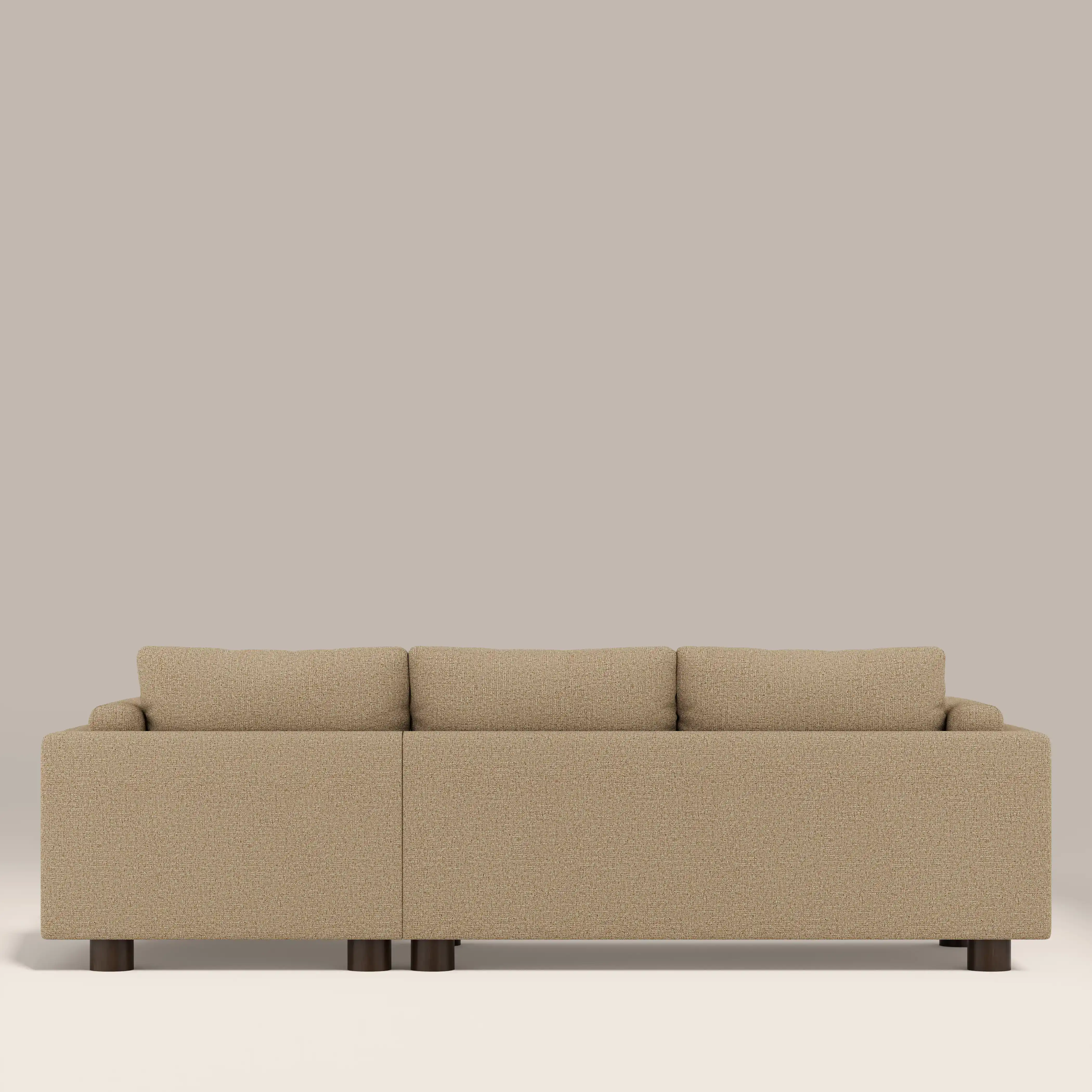 Halton Right Hand Chaise Sofa | Speckled Latte Boucle - Image 6