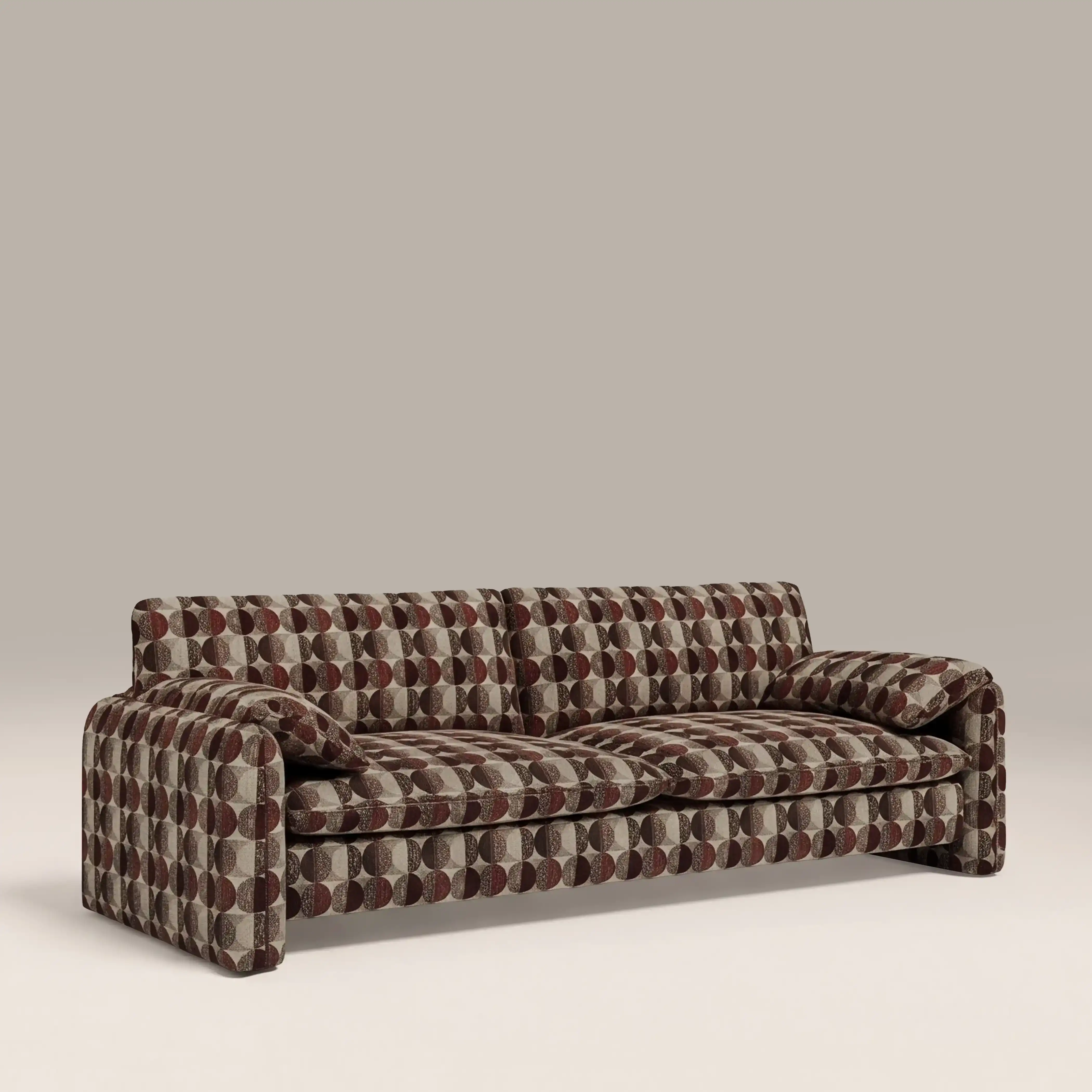 Haven 3 Seater Sofa | Multicolour Orbis Patterned Fabric - Image 3