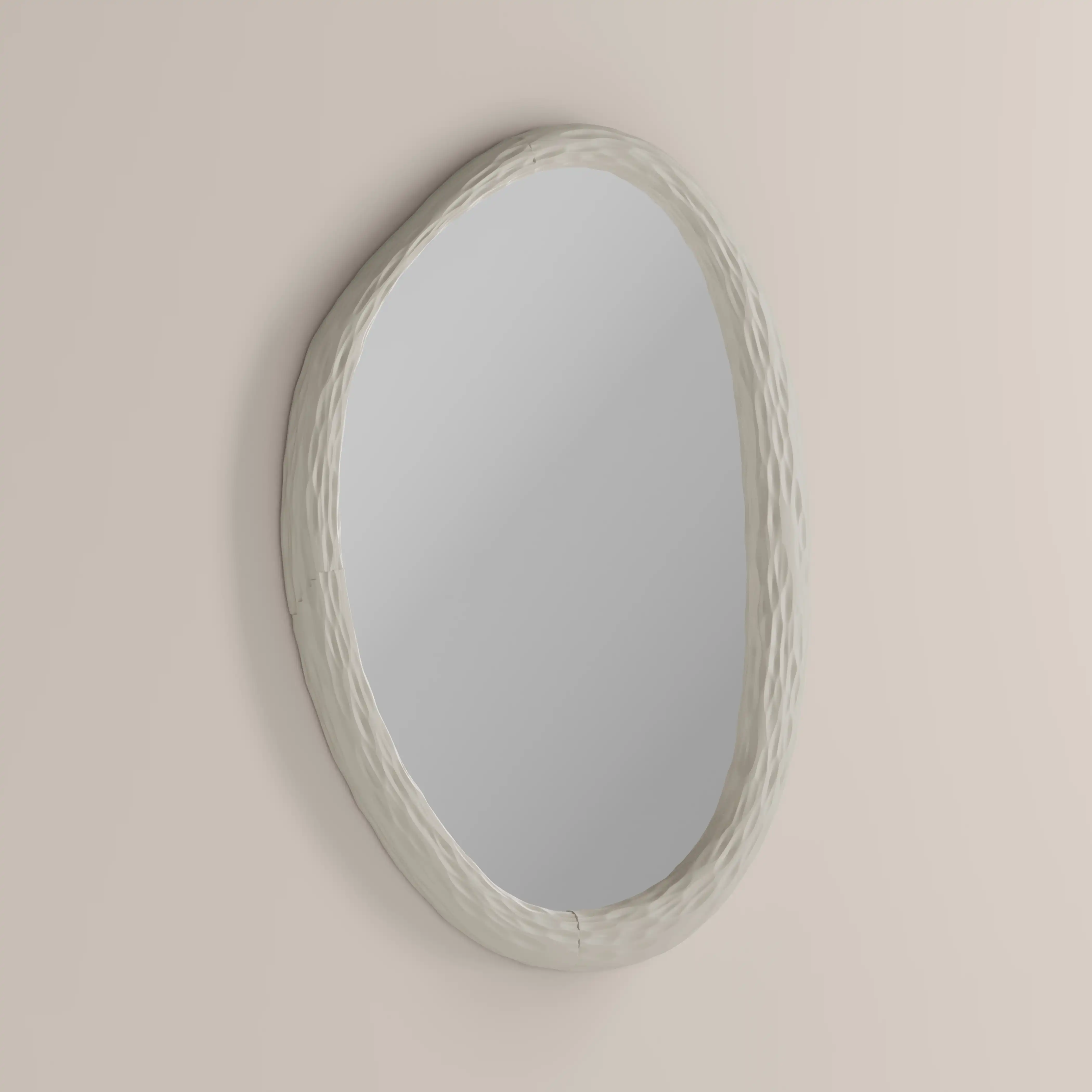 Herman Wall Mirror, 81 x 60 cm| Cream - Image 3