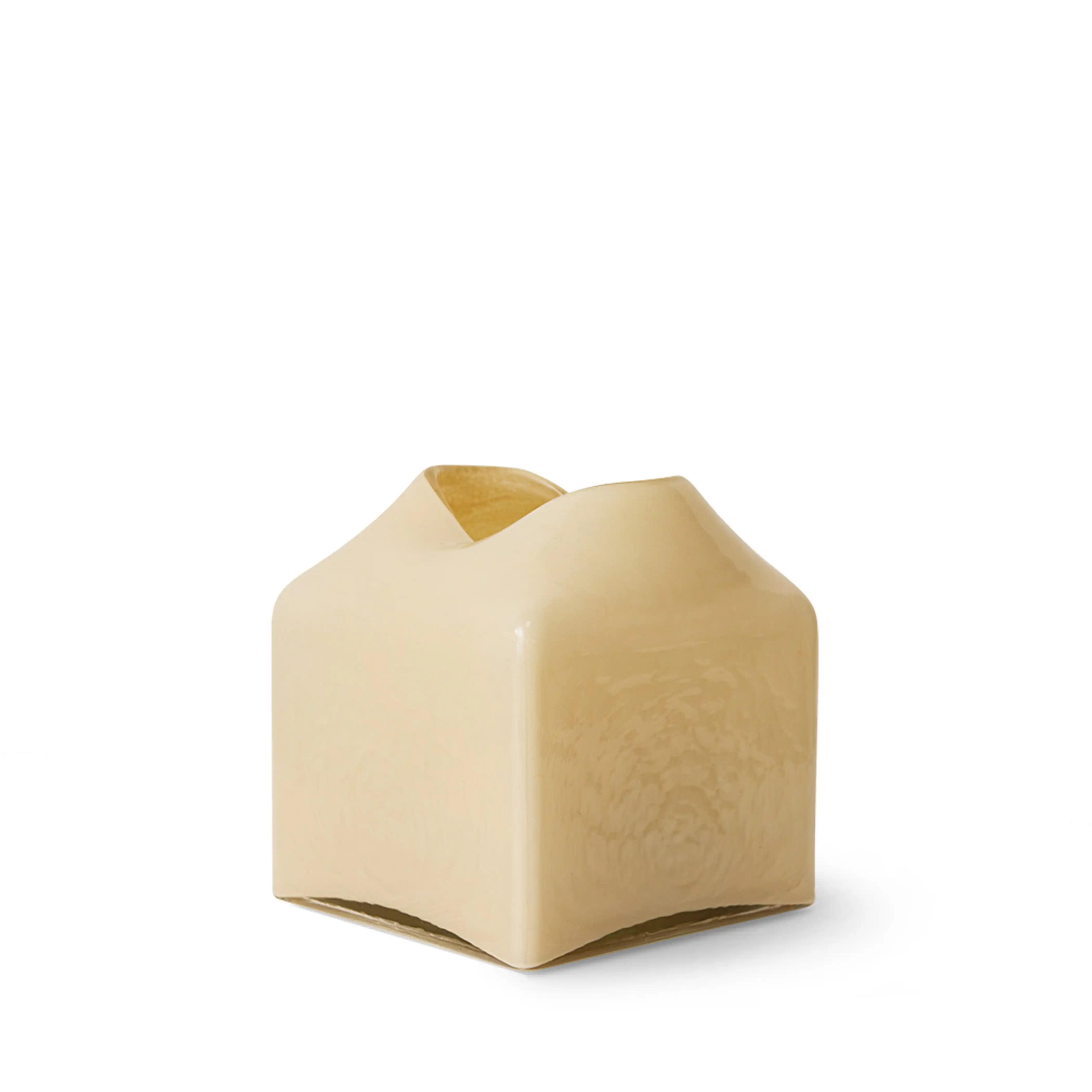 HKliving Forma Glass Vase | Cream
