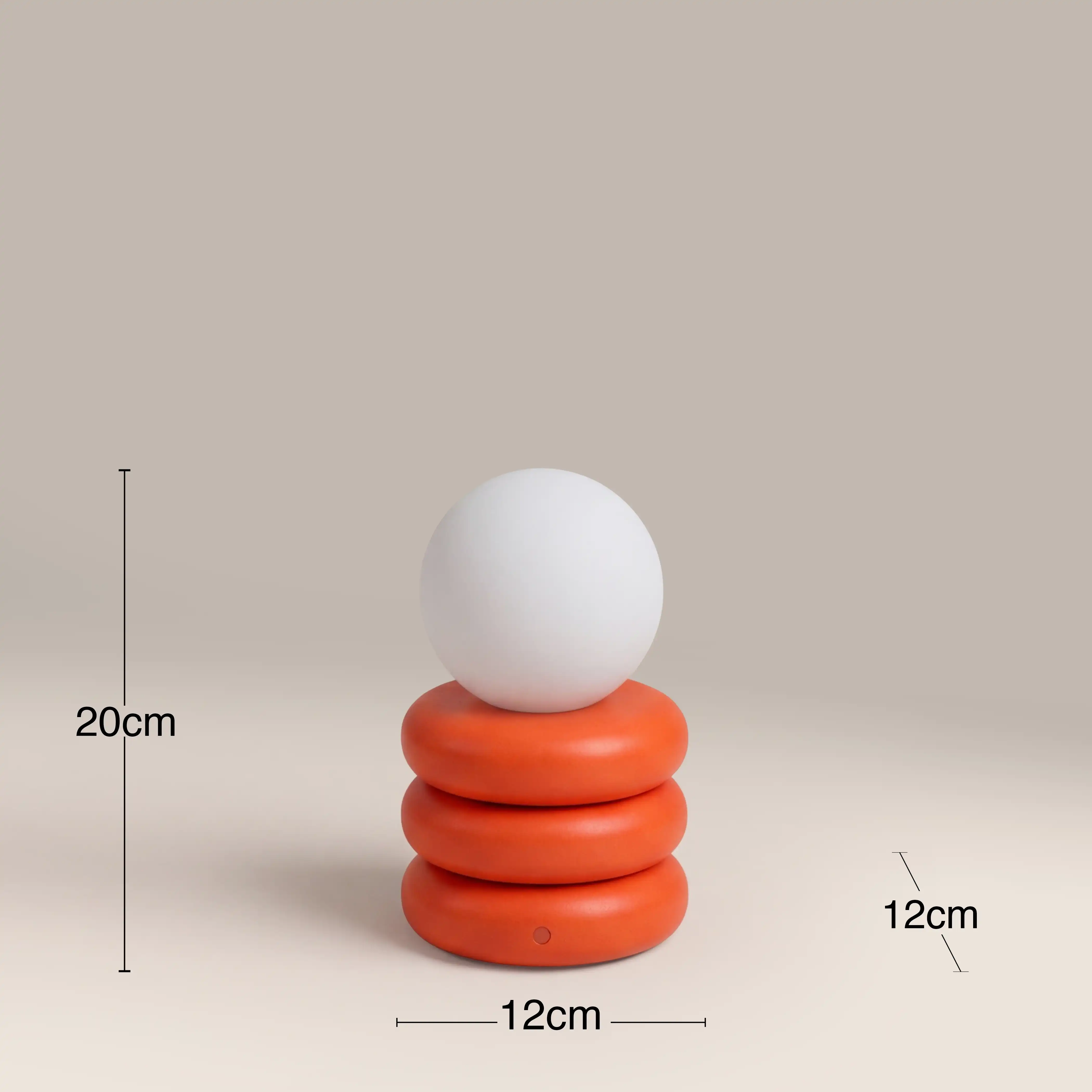 houseof Cordless Table Lamp | Orange Peel - Image 5