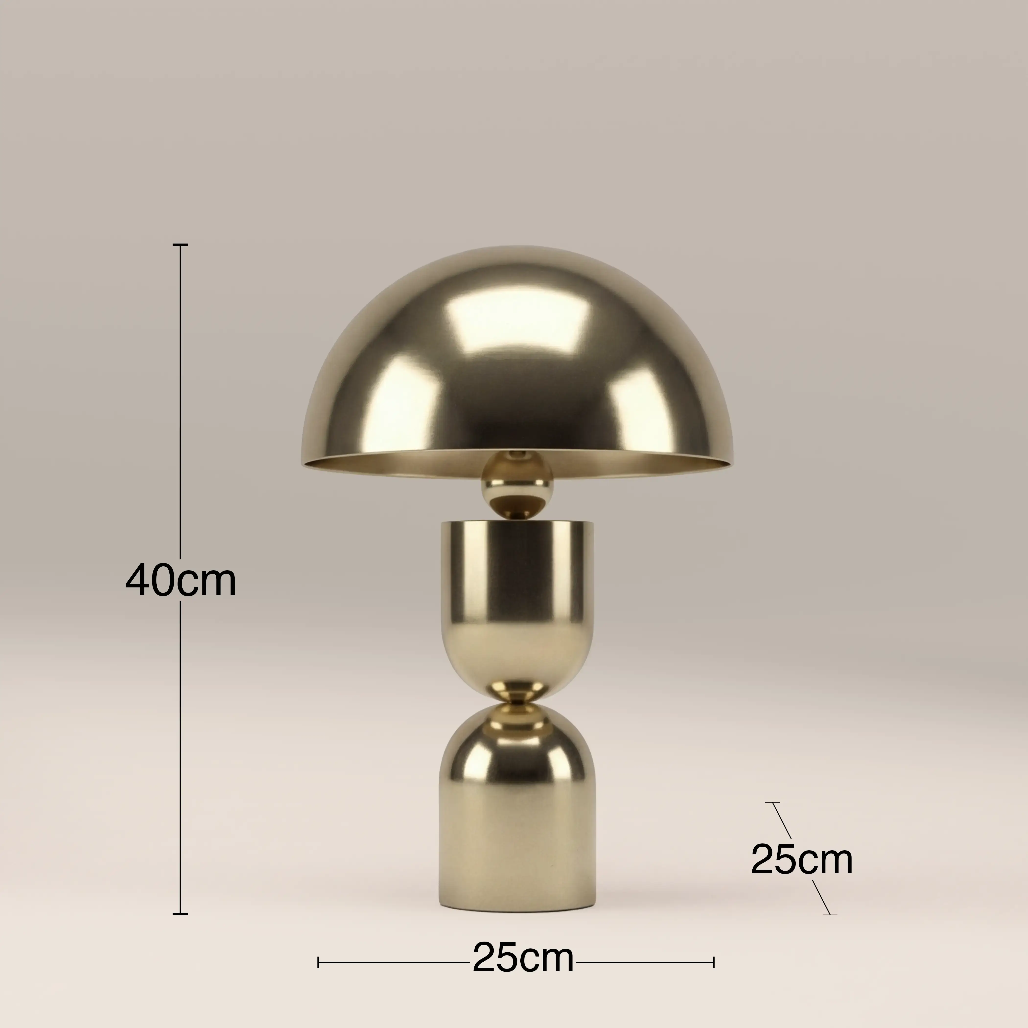 houseof Mushroom Table Lamp | Brass - Image 4