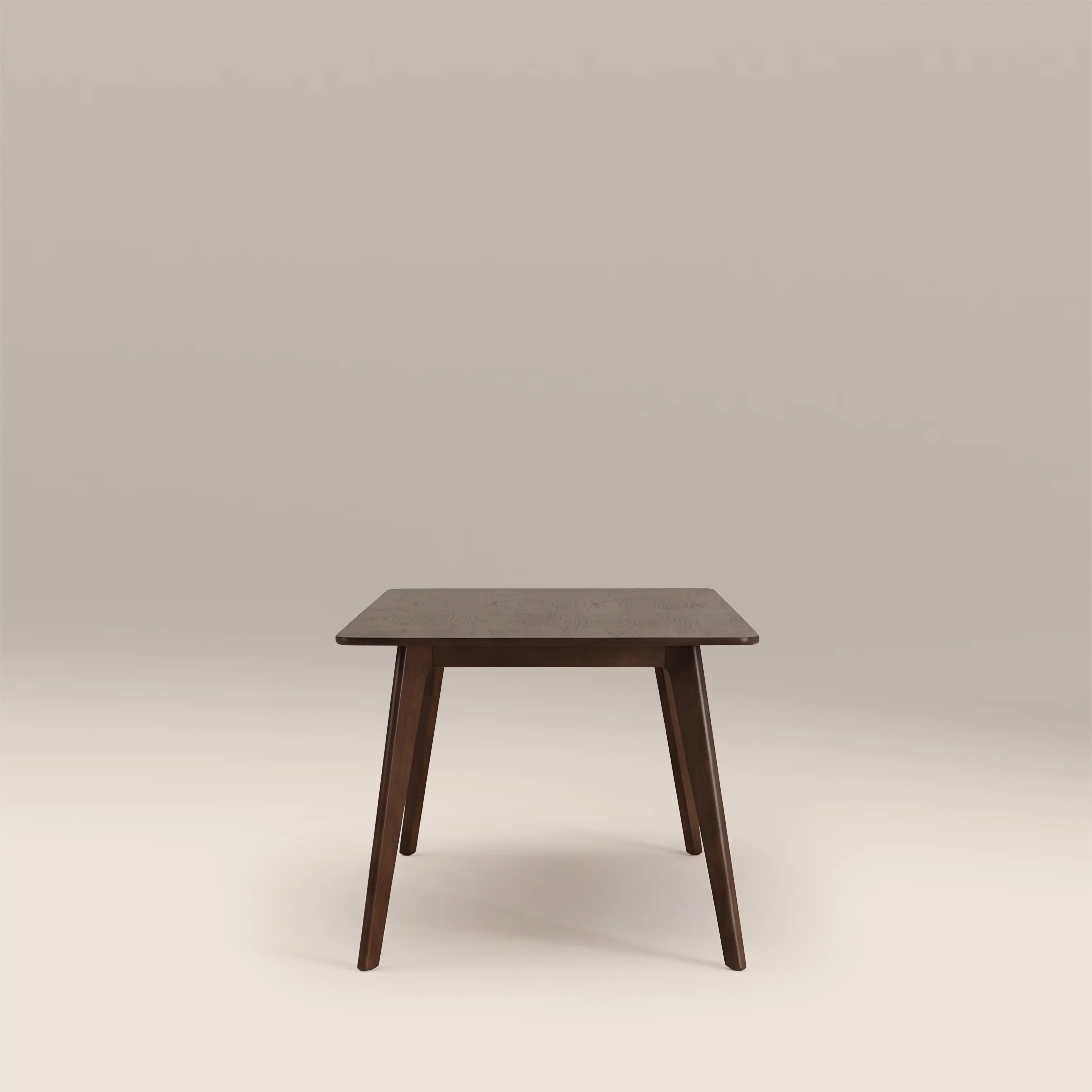 Landon 4 Seat Rectangle Wooden Dining Table | Walnut - Image 4