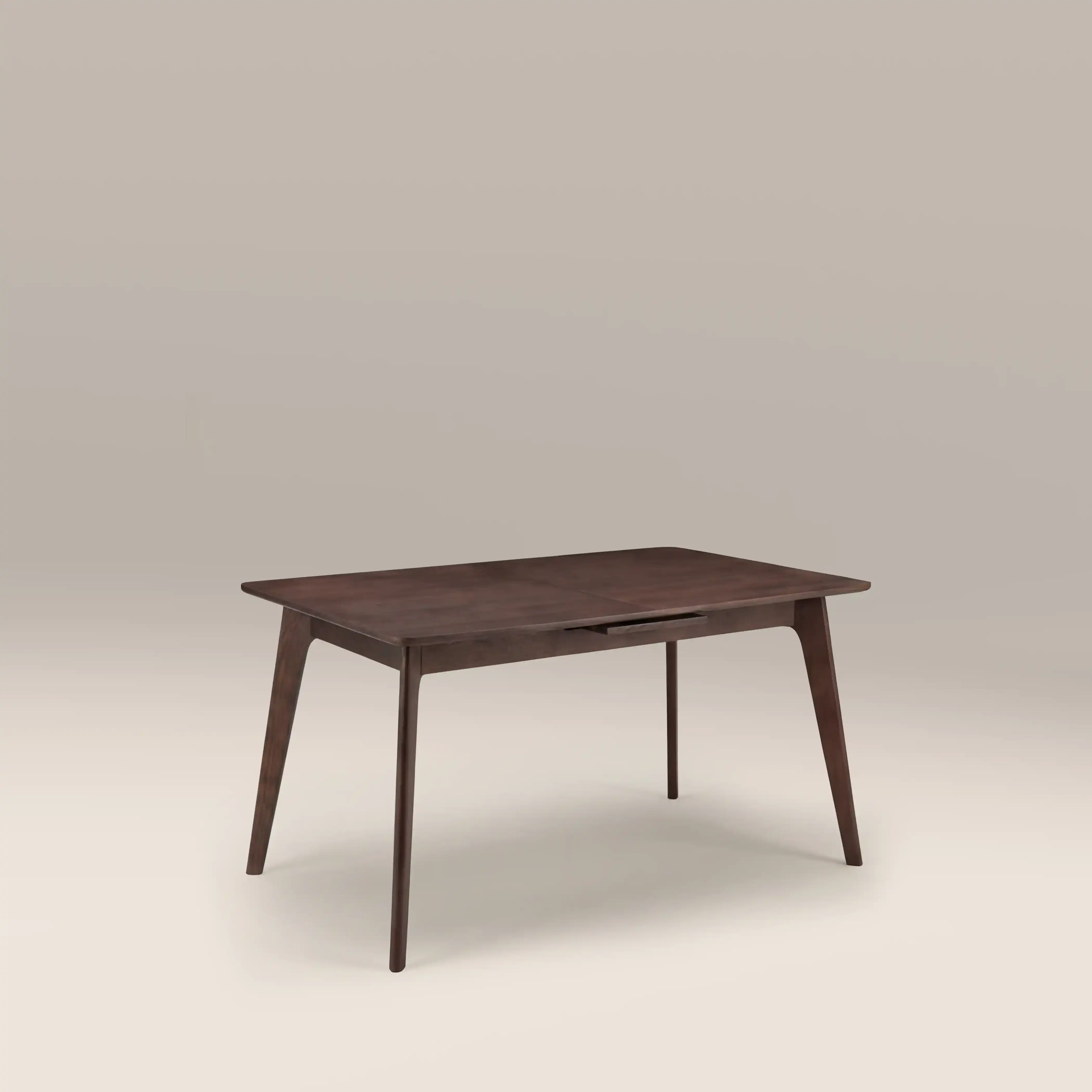 Landon 4-6 Seat Rectangle Wooden Extendable Dining Table | Walnut - Image 3