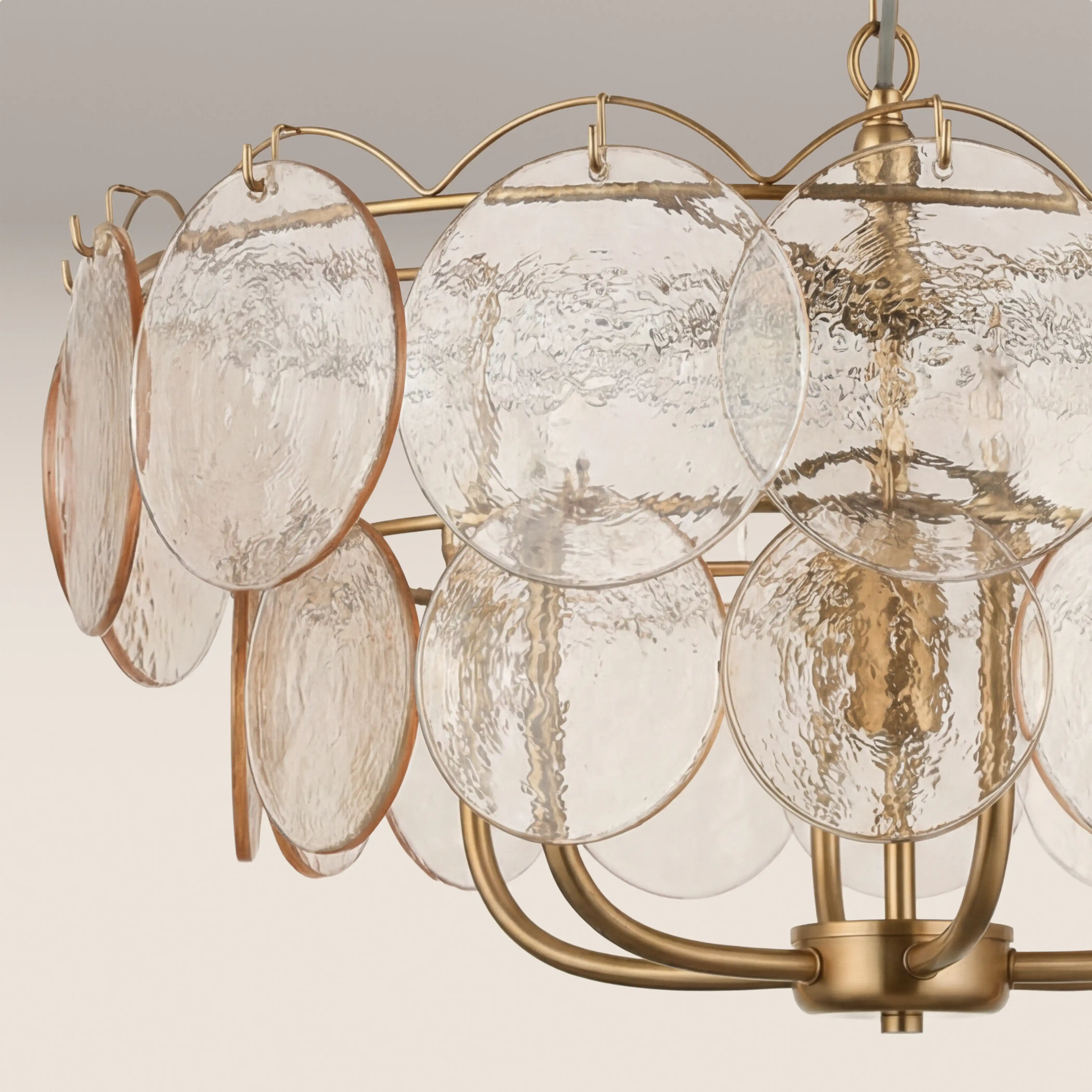 Lenora 5 Light Pendant Light | Brass - Image 4