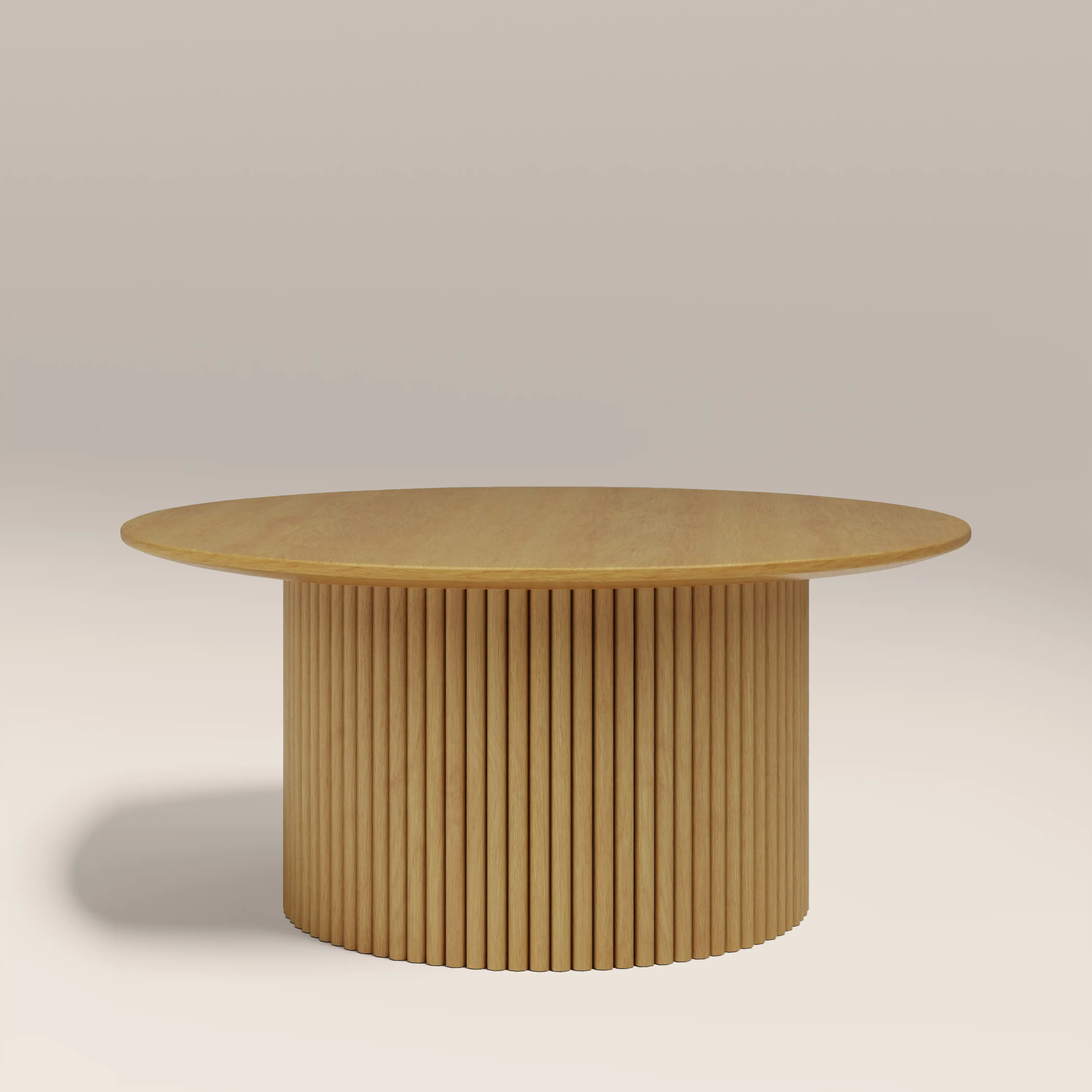 Marcel Round Coffee Table | Oak - Image 4