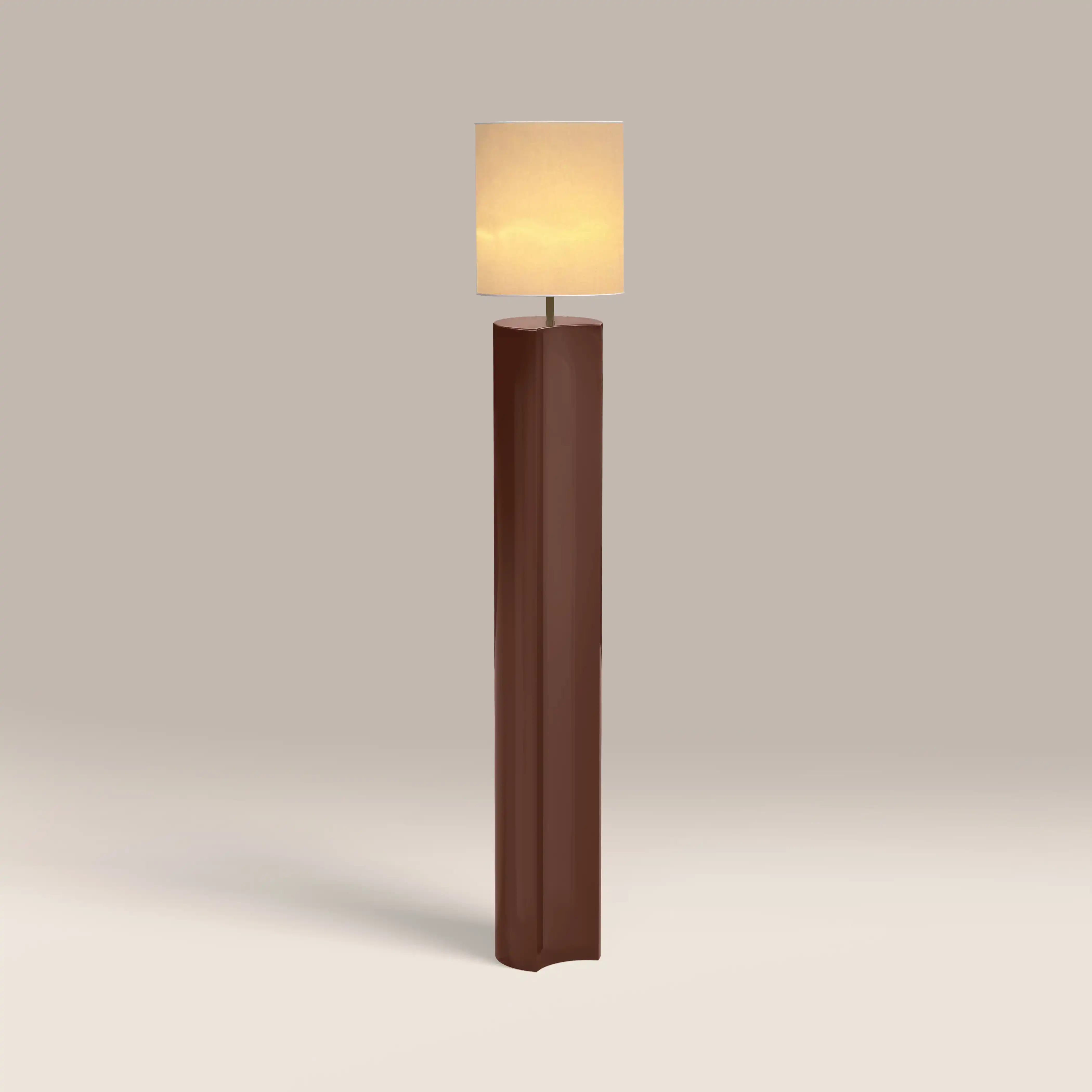 Milad Floor Lamp | High Gloss Burgundy - Image 3