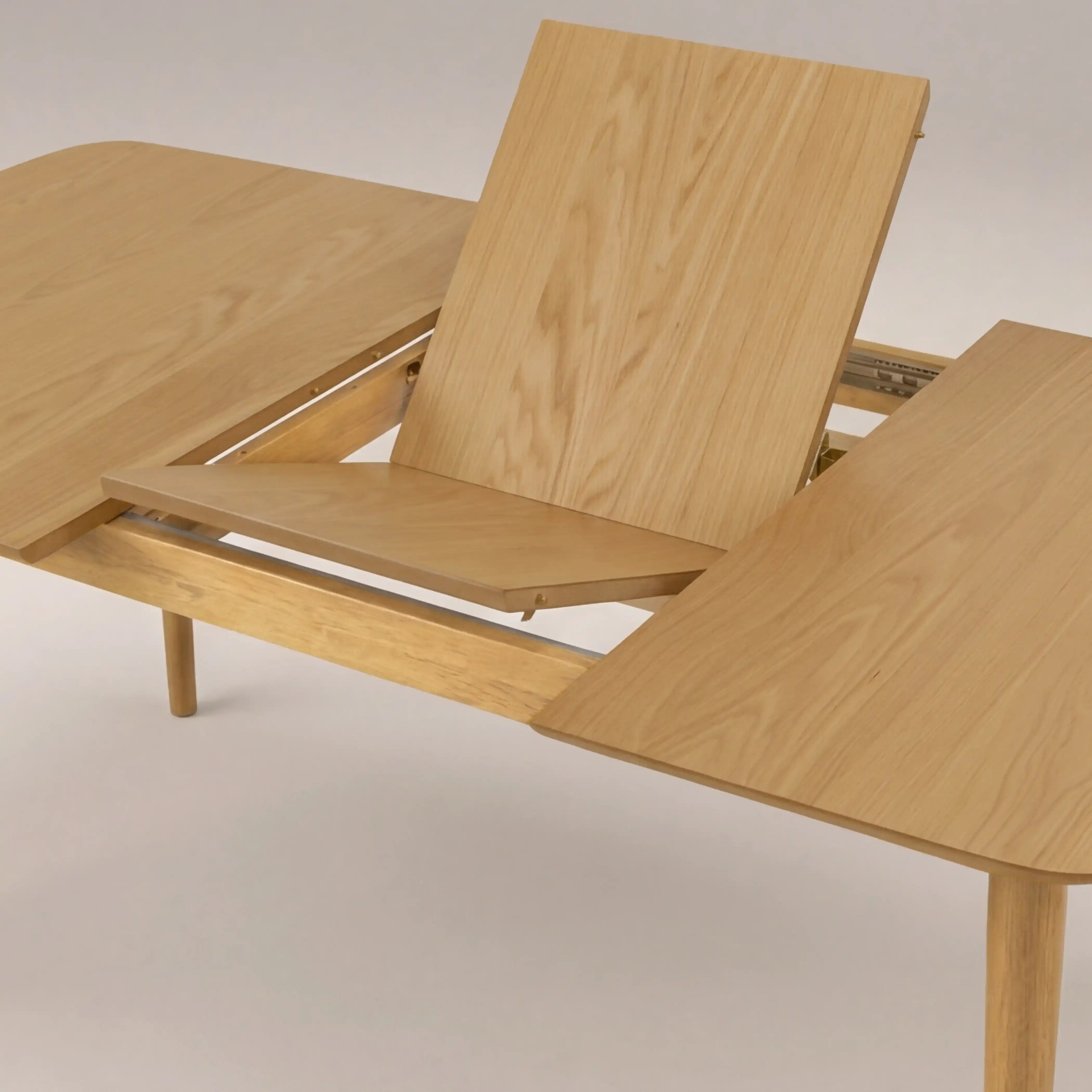 Montreux 6-10 Seat Rectangle Wooden Extendable Dining Table | Oak - Image 5