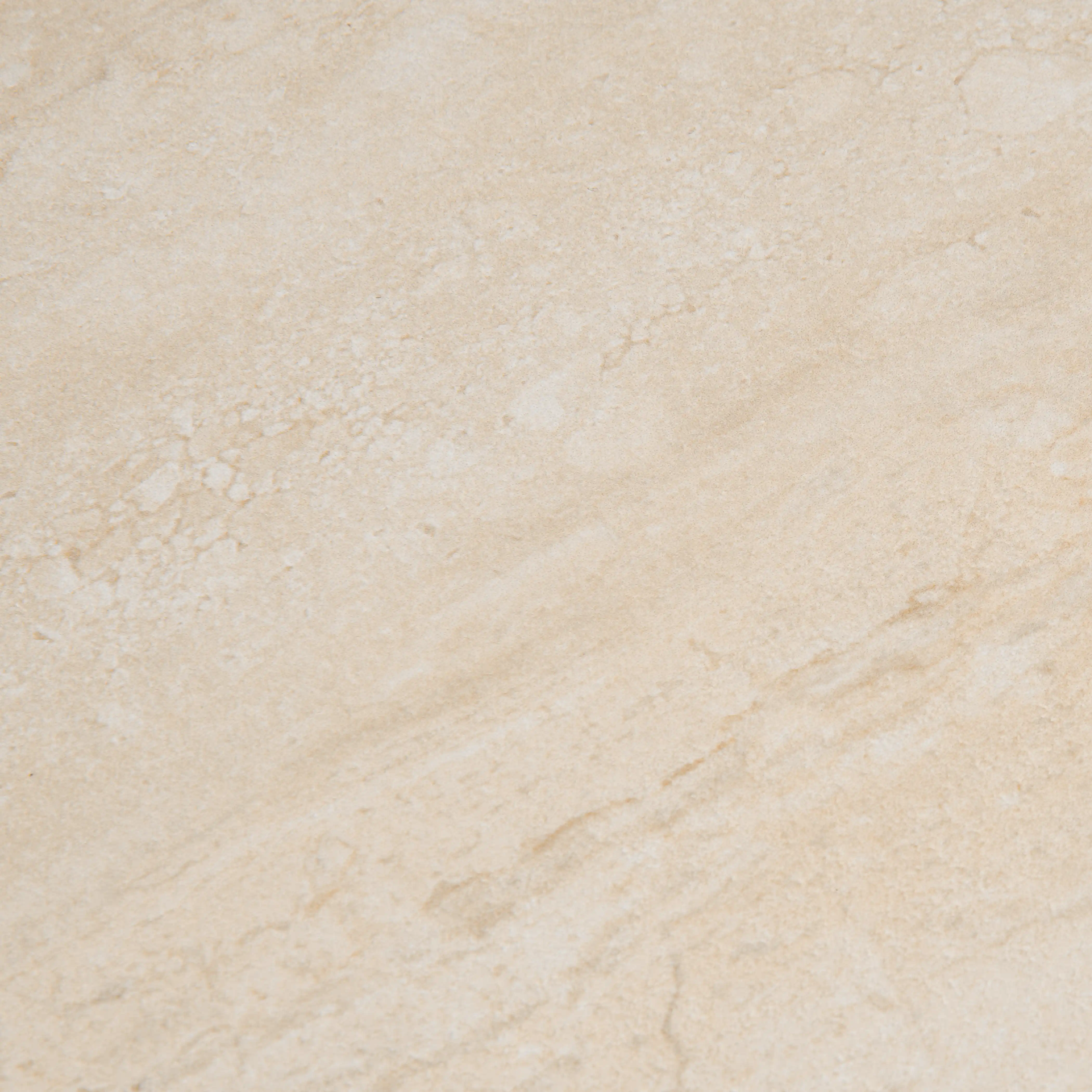 Everly Round Storage Side Table | Natural Travertine Effect Sintered Stone & Walnut - Image 4