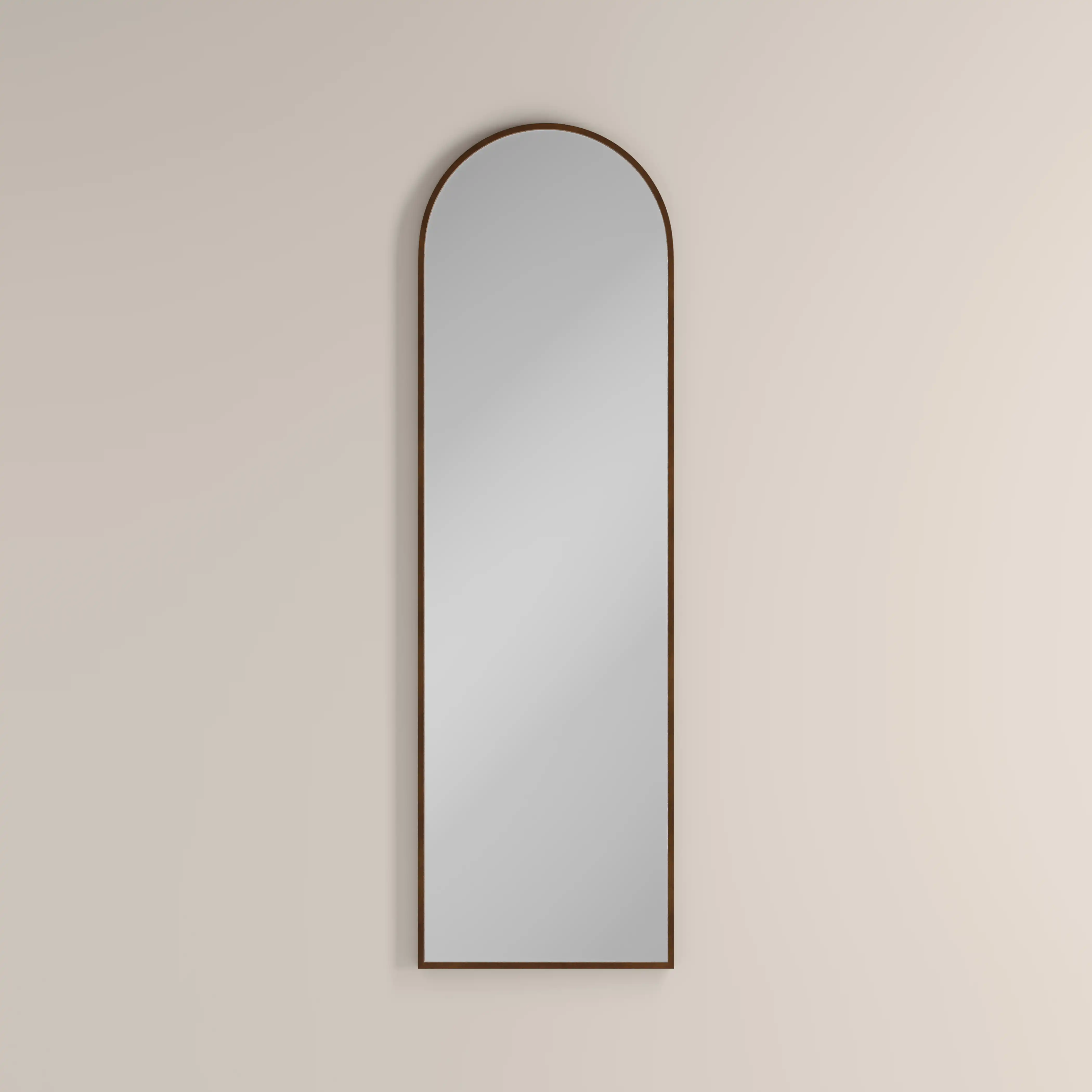 Oxleigh Arch Full Length Mirror, 165 x 50 cm | Walnut - Image 2
