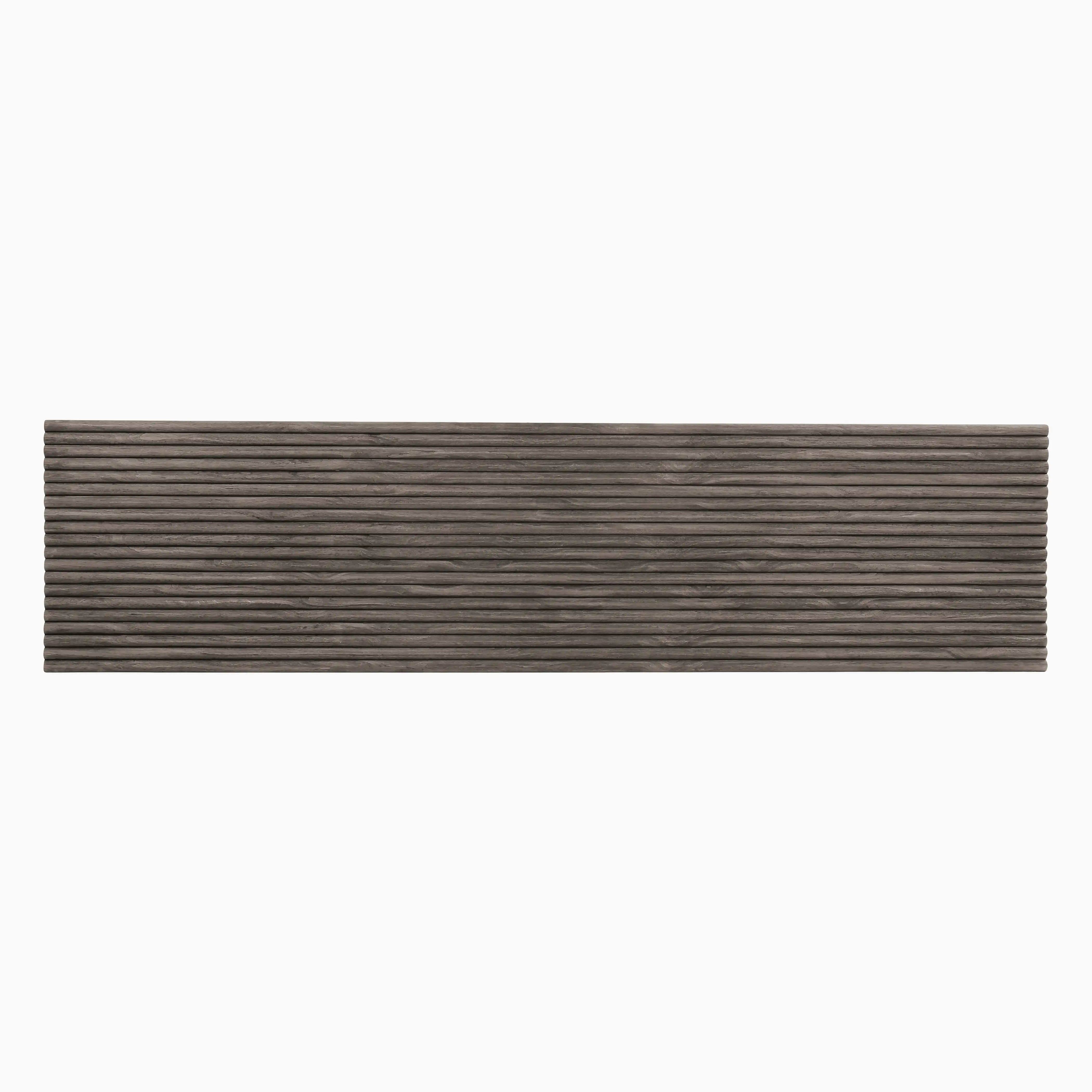 PLAANKED 3cm Flexible Ribbed Wall Panel | Smoked Black