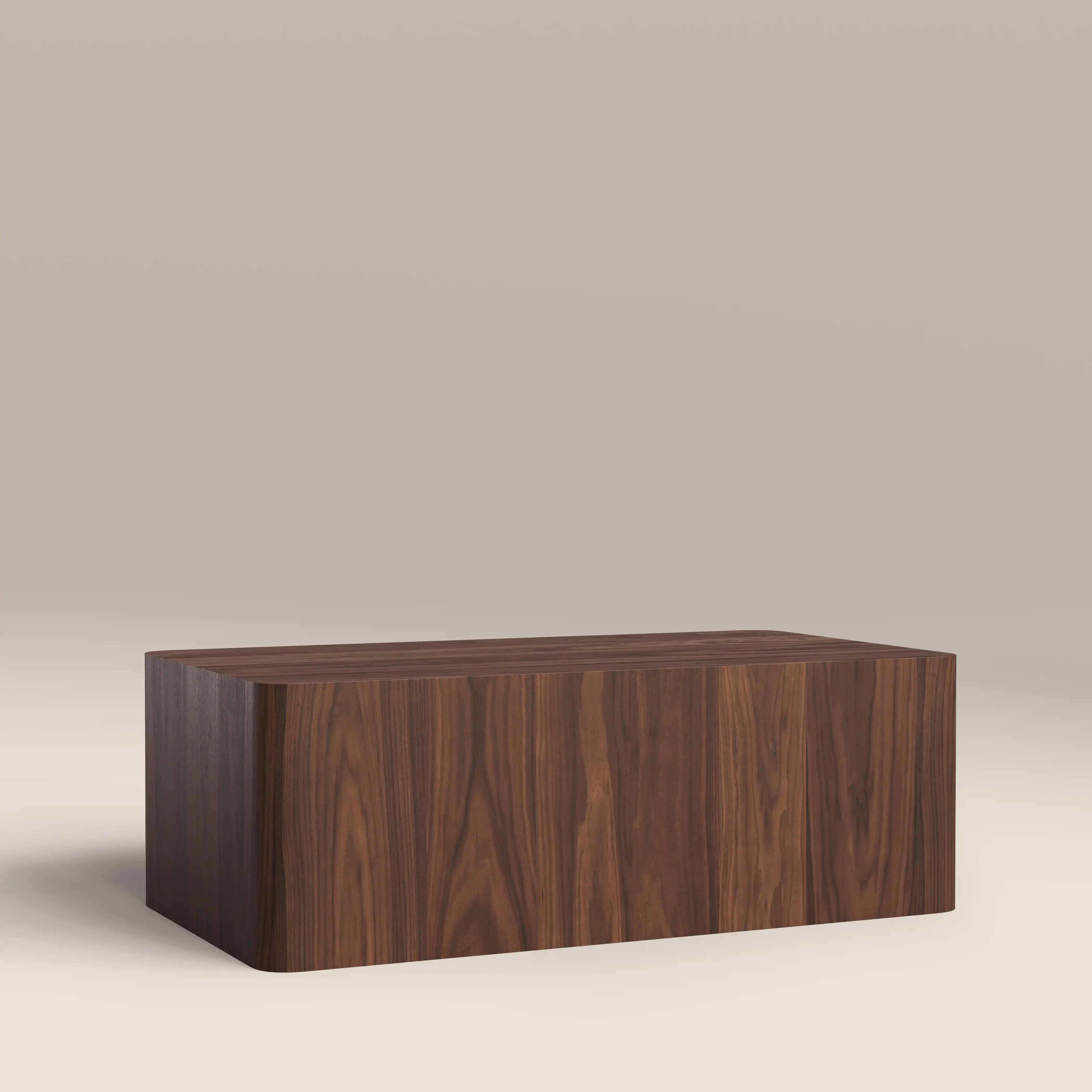 Sabel Rectangle Wooden Coffee Table | Walnut - Image 4