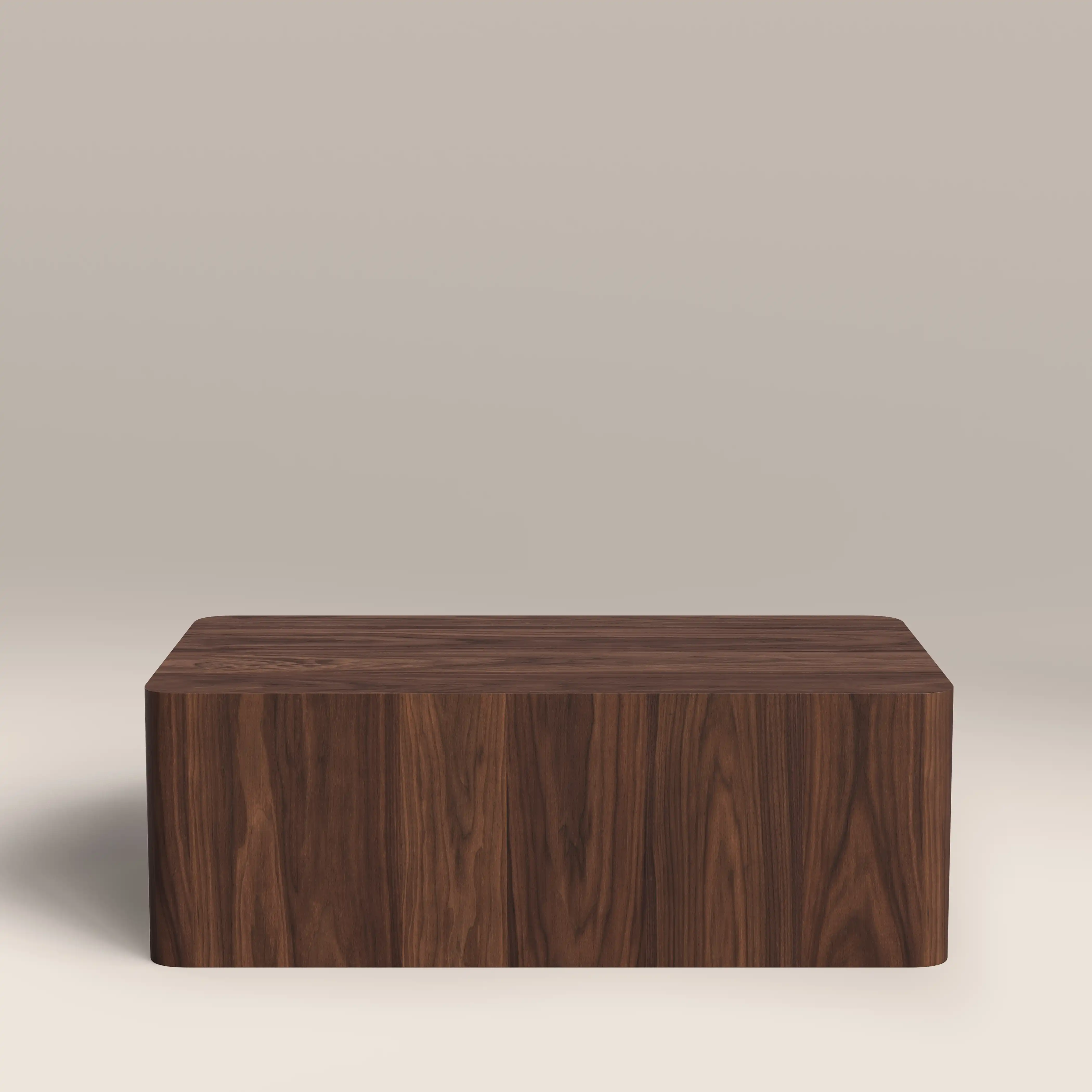 Sabel Rectangle Wooden Coffee Table | Walnut - Image 6