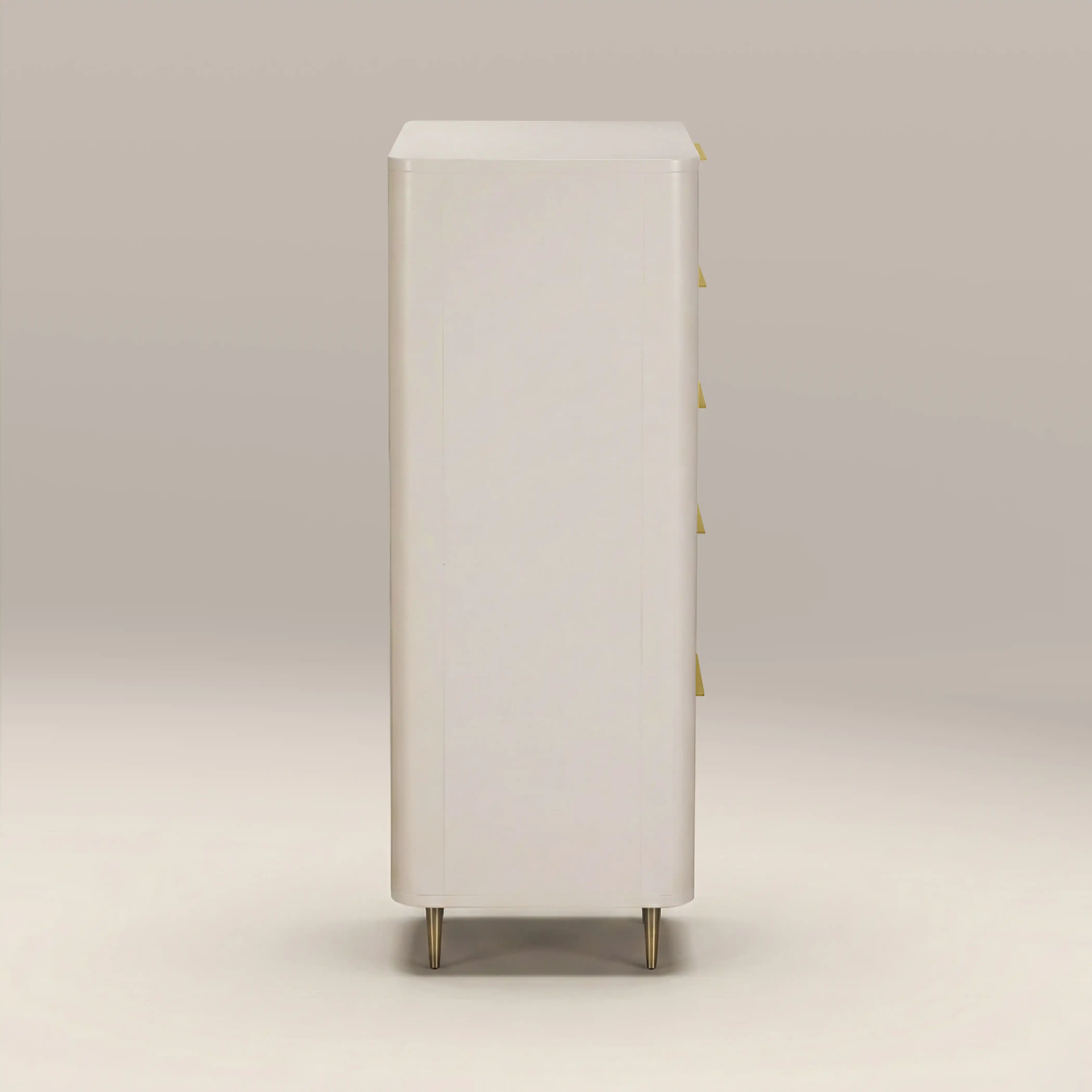 Suvi Tall 5 Drawer Chest of Drawers | Ivory - Image 3