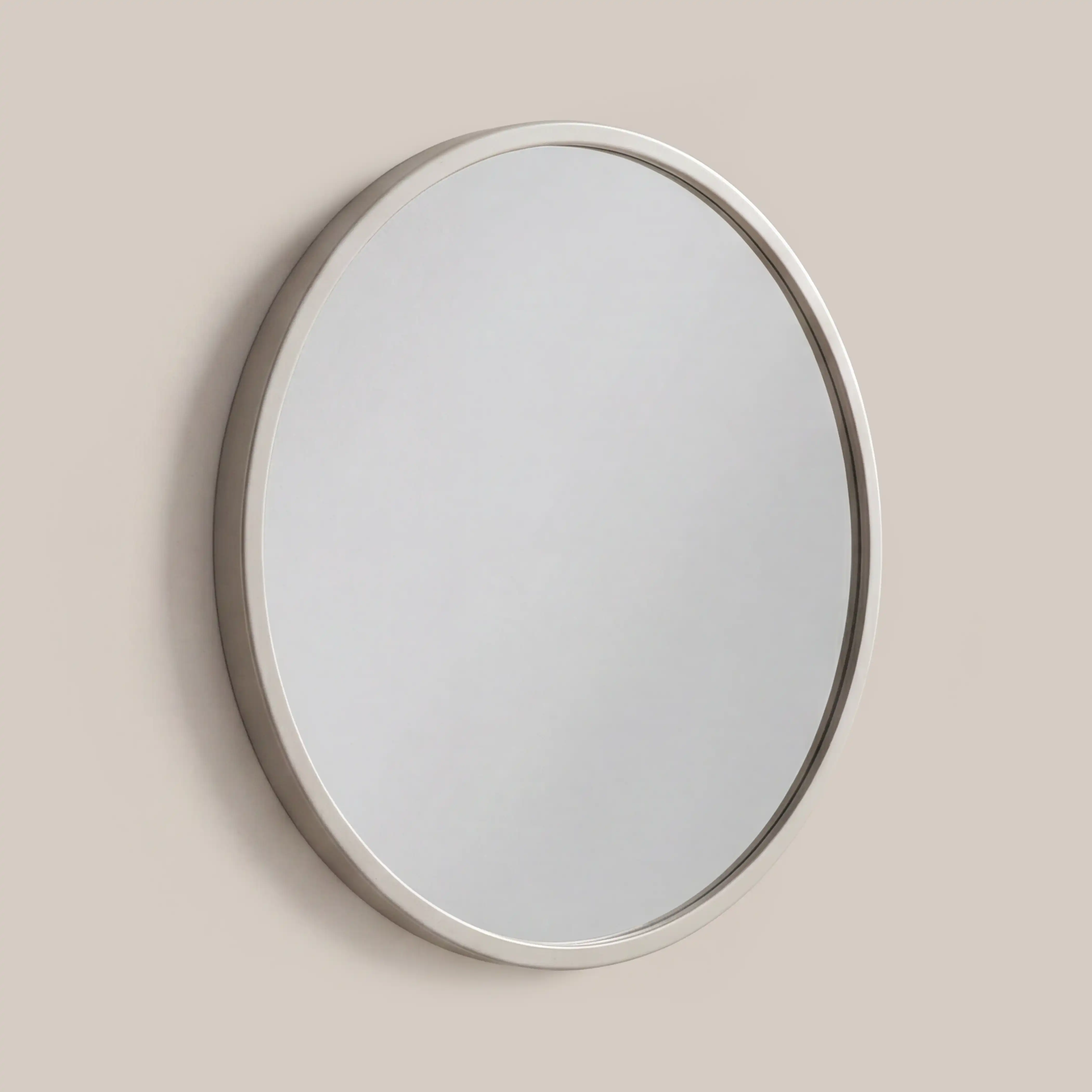 Suvi Round Dressing Table Mirror, 60 x 60 cm | Ivory - Image 3