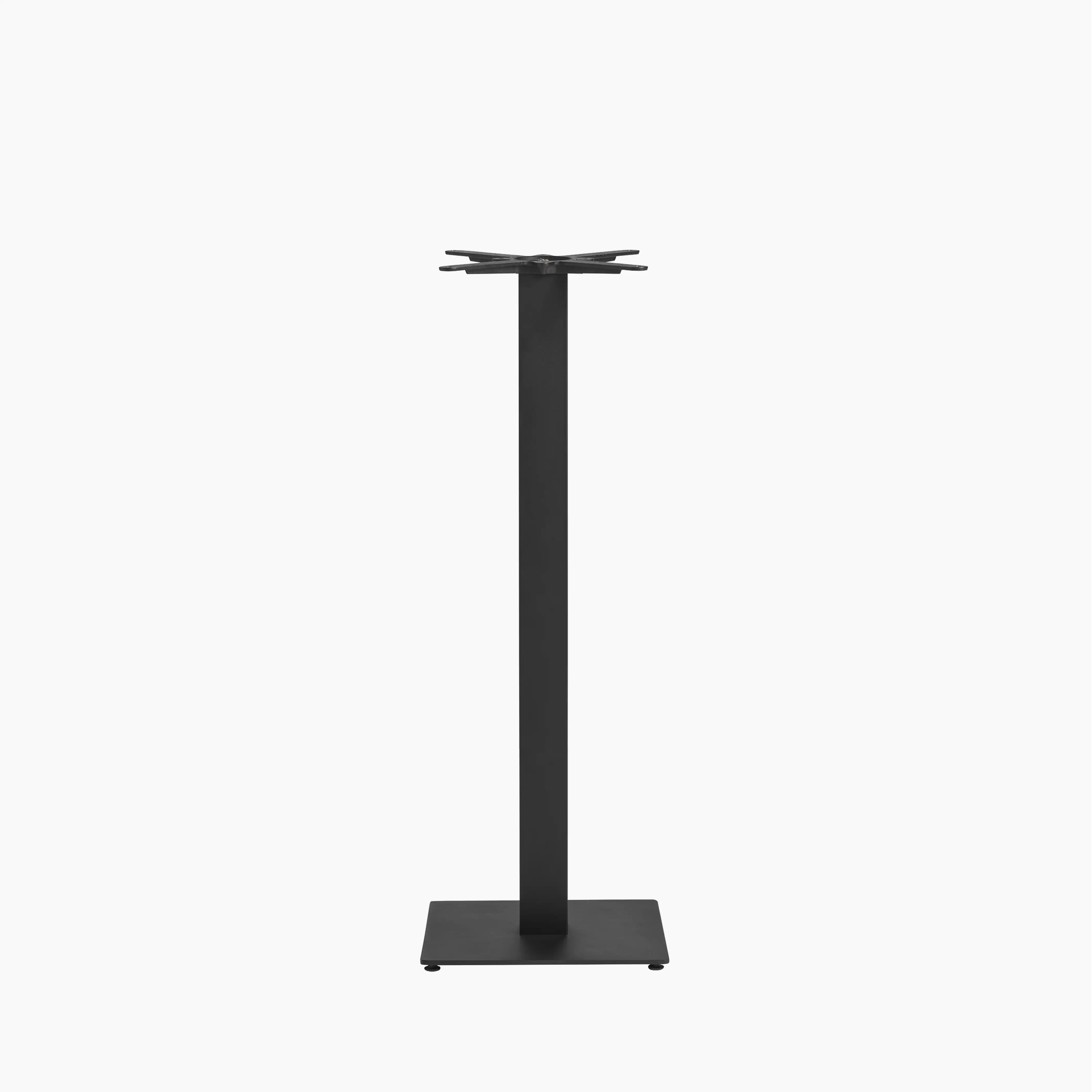 Vale Small Square Bar Table Base | Black